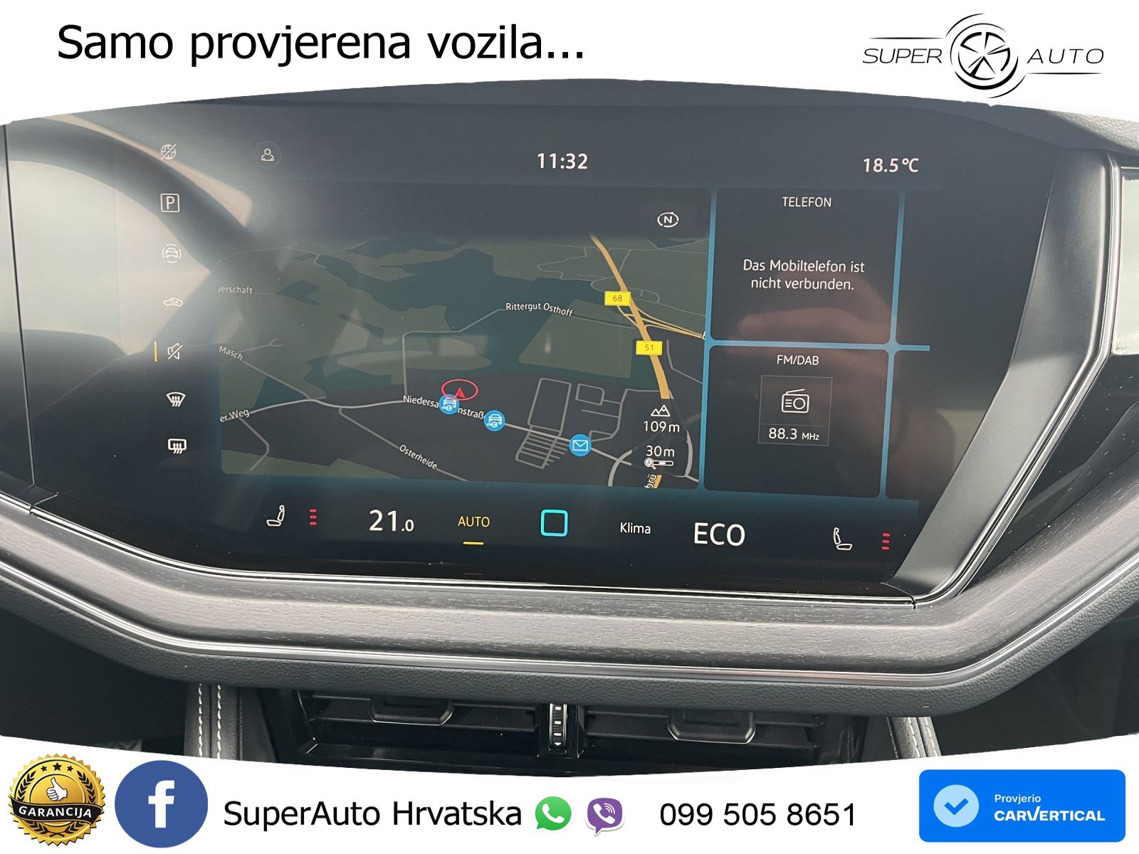 Volkswagen Touareg 3.0 V6 TDI (231 KS) 4MOTION Tiptronic ZRAČNI+ACC+GR SJED+KAM