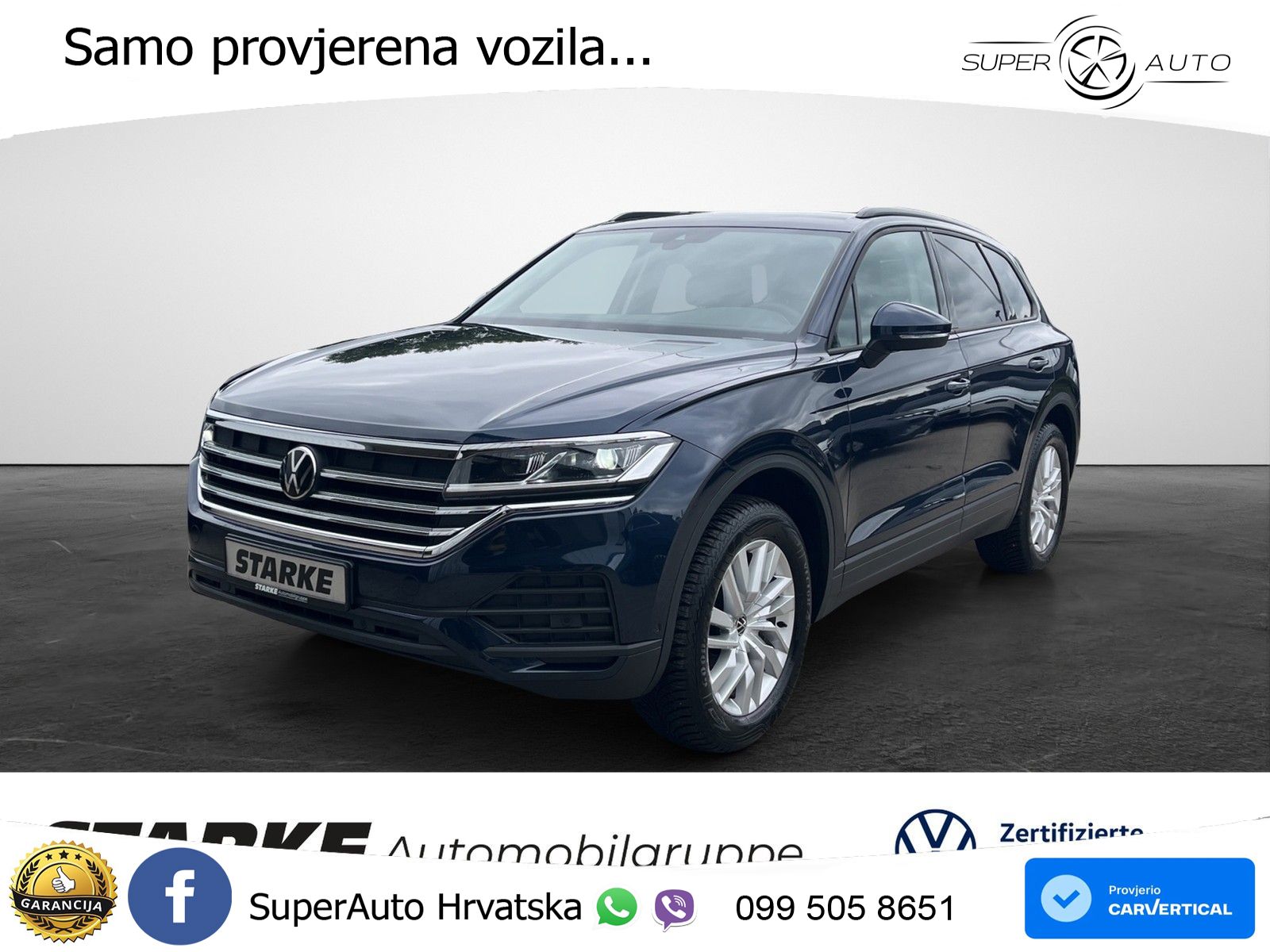Volkswagen Touareg 3.0 V6 TDI (231 KS) 4MOTION Tiptronic ZRAČNI+ACC+GR SJED+KAM