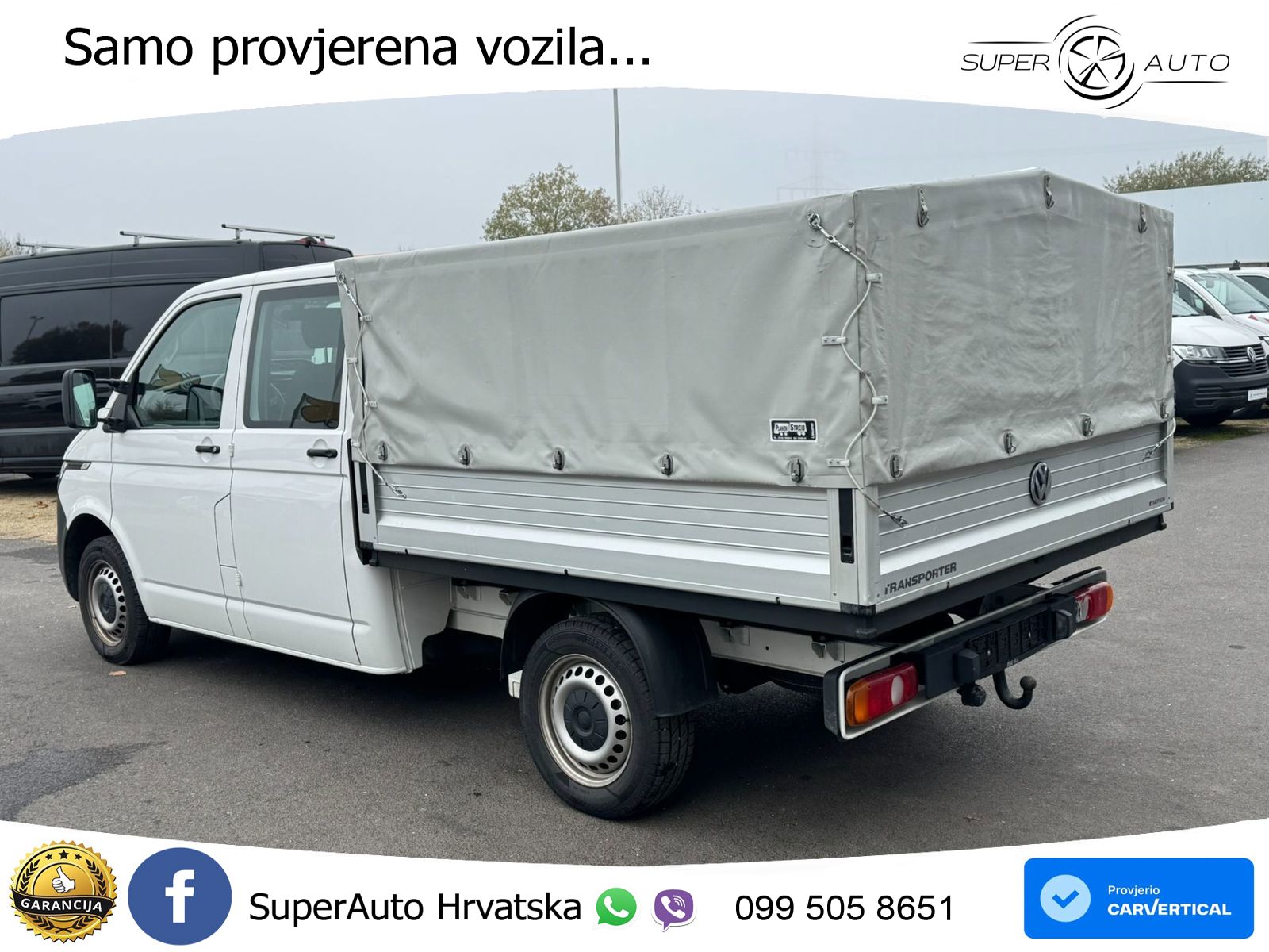 Volkswagen T6.1 Transporter Doka/Pritsche 4Motion AHK*Stand 150 KS