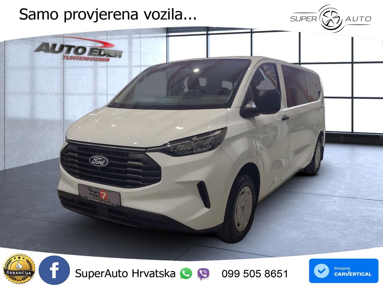 Ford Transit Custom 320 L2 FWD Trend LED Kamera Navi 136 KS