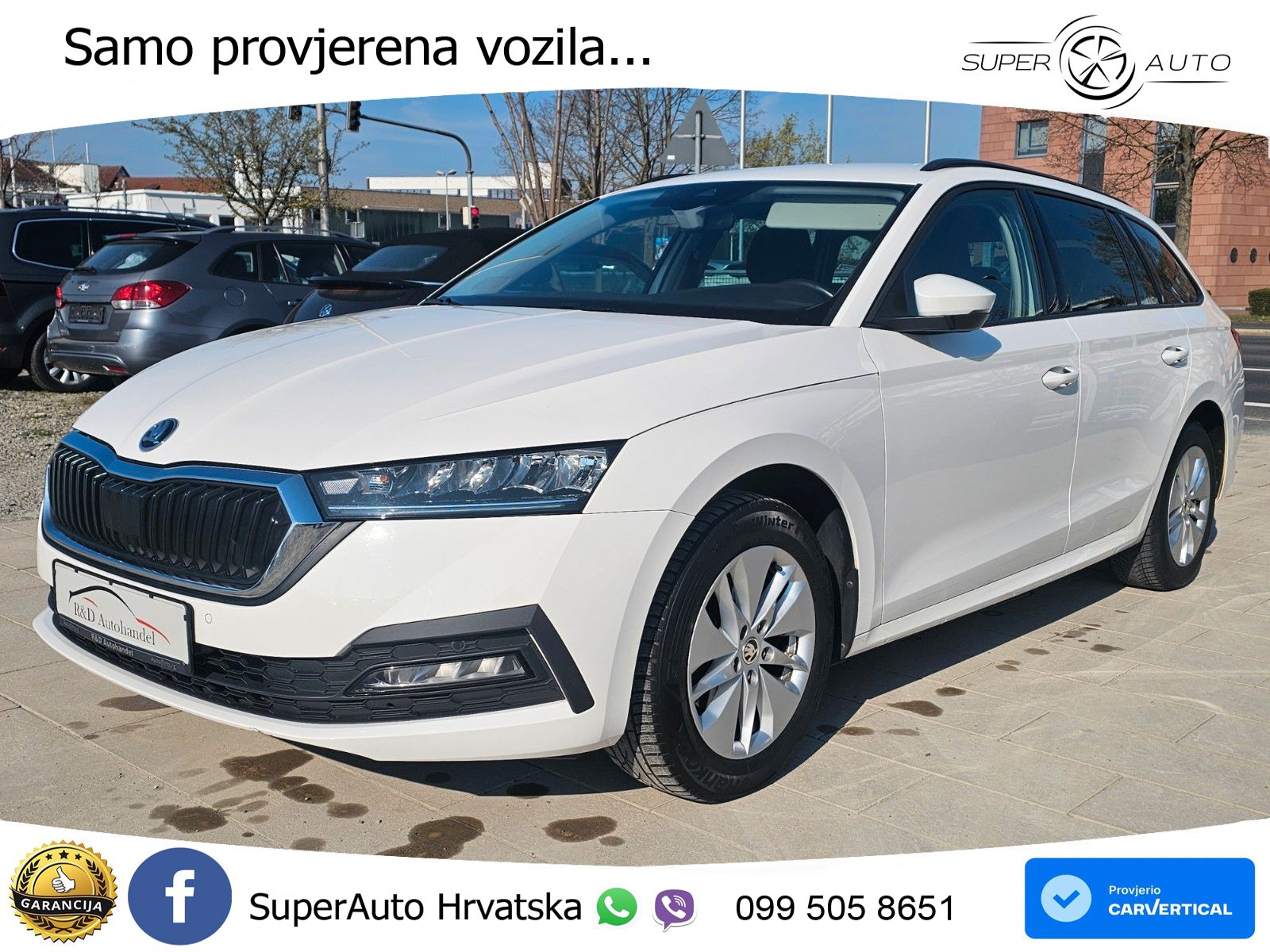 Škoda Octavia Combi 2.0 TDI (150 KS) DSG LED+GR SJED+ACC