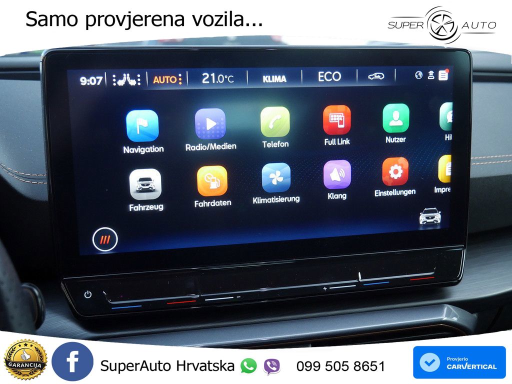 Cupra Formentor 1.4 TSI (245 KS) e-Hybrid DSG VZ LED+GR SJED+ACC