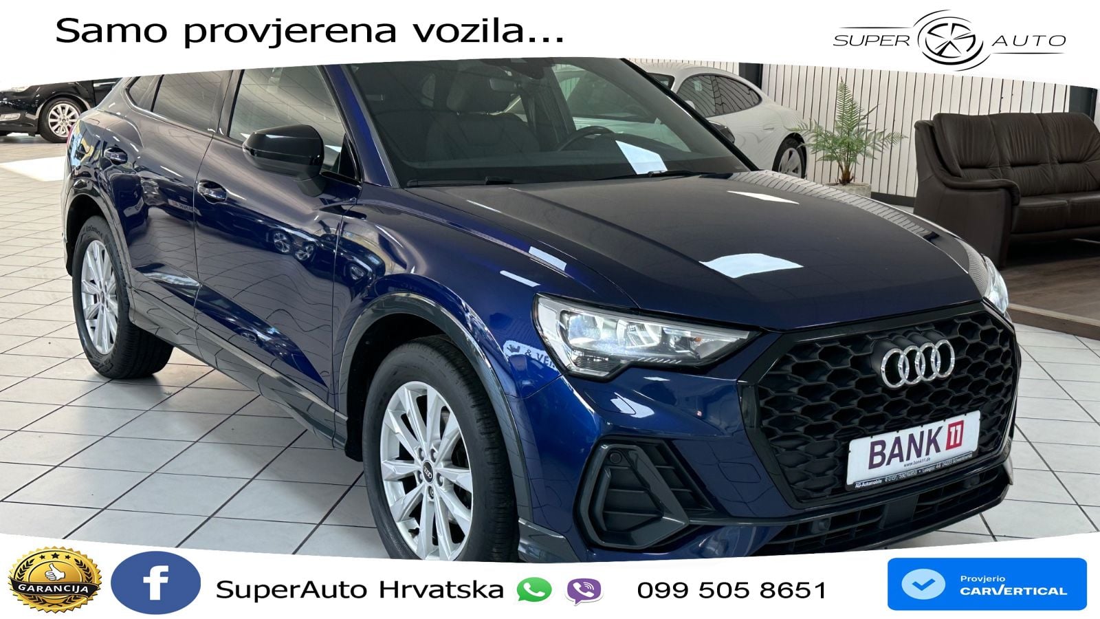 Audi Q3 Sportback 35 TFSI (150 KS) S tronic LED+GR SJED+ACC