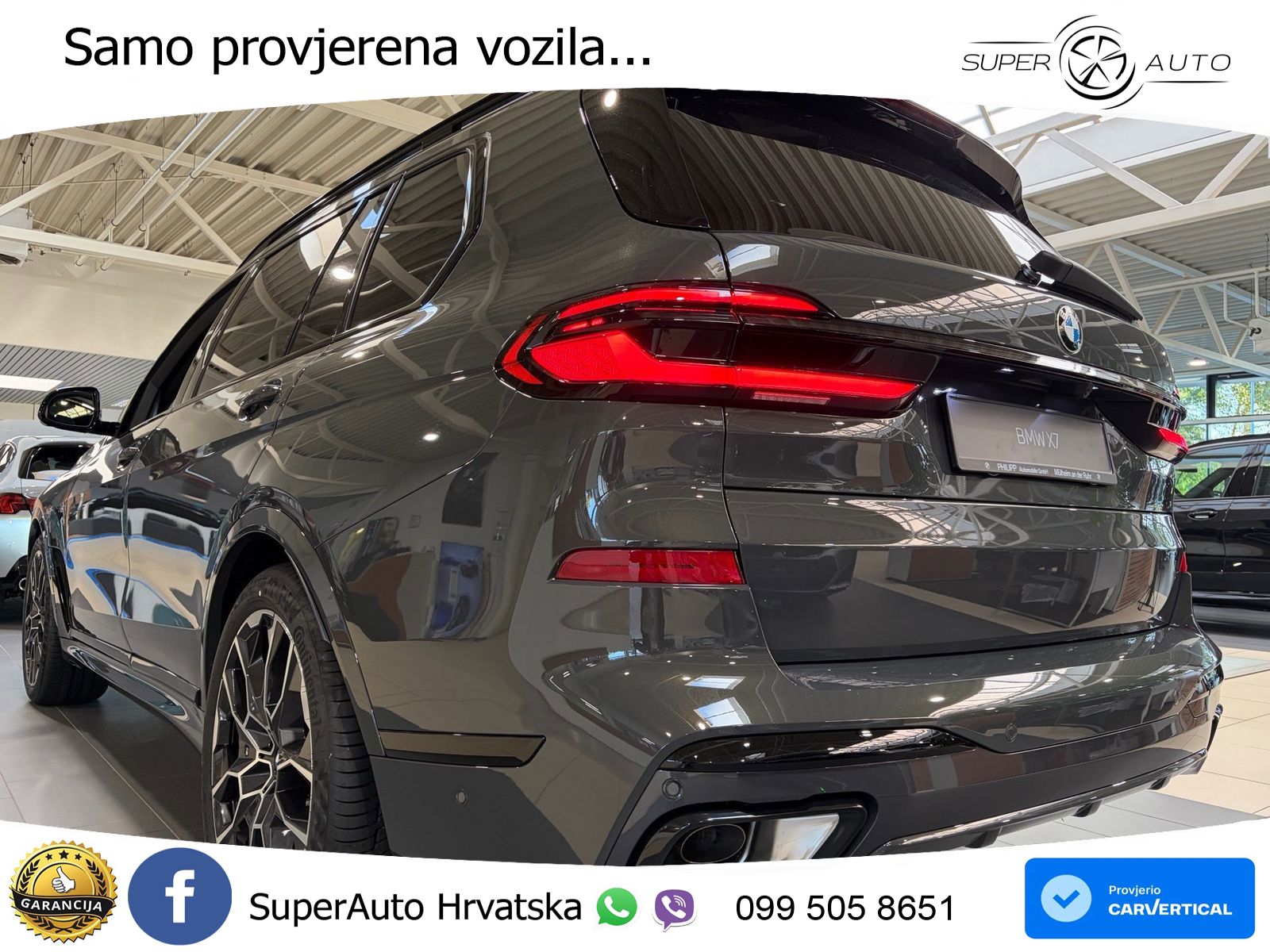 BMW X7 40d (352 KS) xDrive Steptronic ZRAČNI+ACC+GR SJED+KAM+PANO