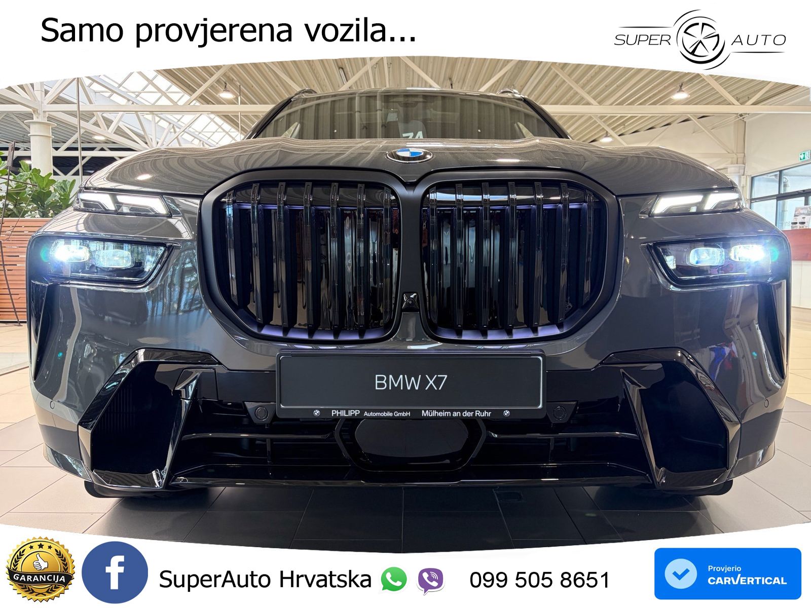 BMW X7 40d (352 KS) xDrive Steptronic ZRAČNI+ACC+GR SJED+KAM+PANO