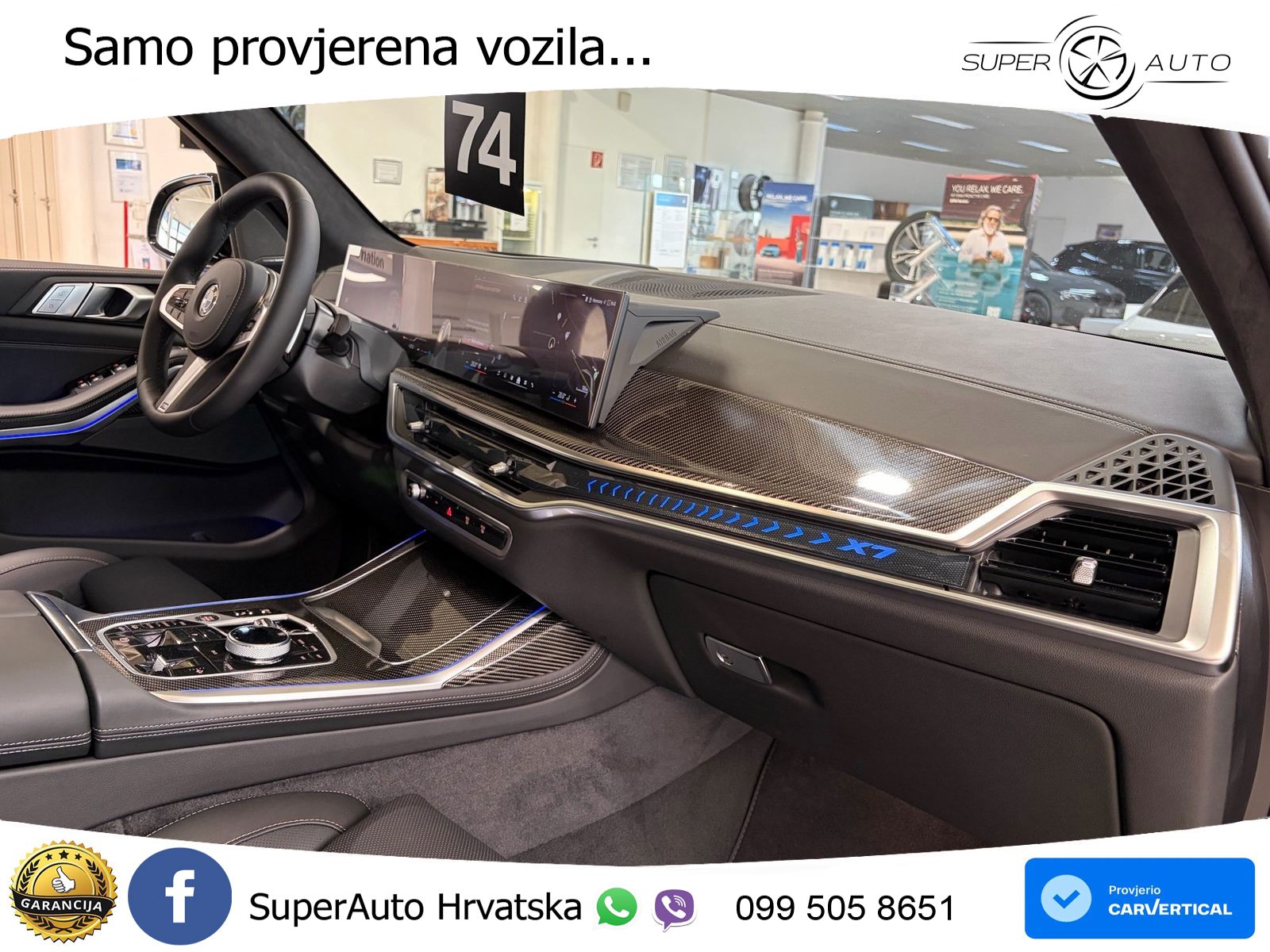 BMW X7 40d (352 KS) xDrive Steptronic ZRAČNI+ACC+GR SJED+KAM+PANO