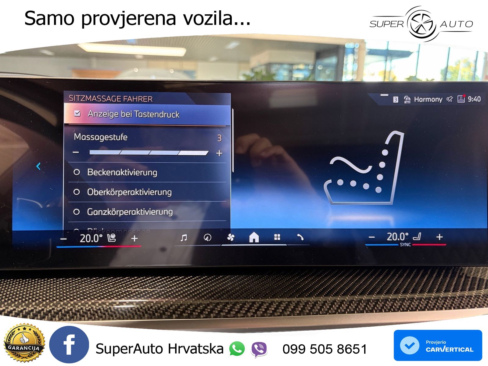 BMW X7 40d (352 KS) xDrive Steptronic ZRAČNI+ACC+GR SJED+KAM+PANO