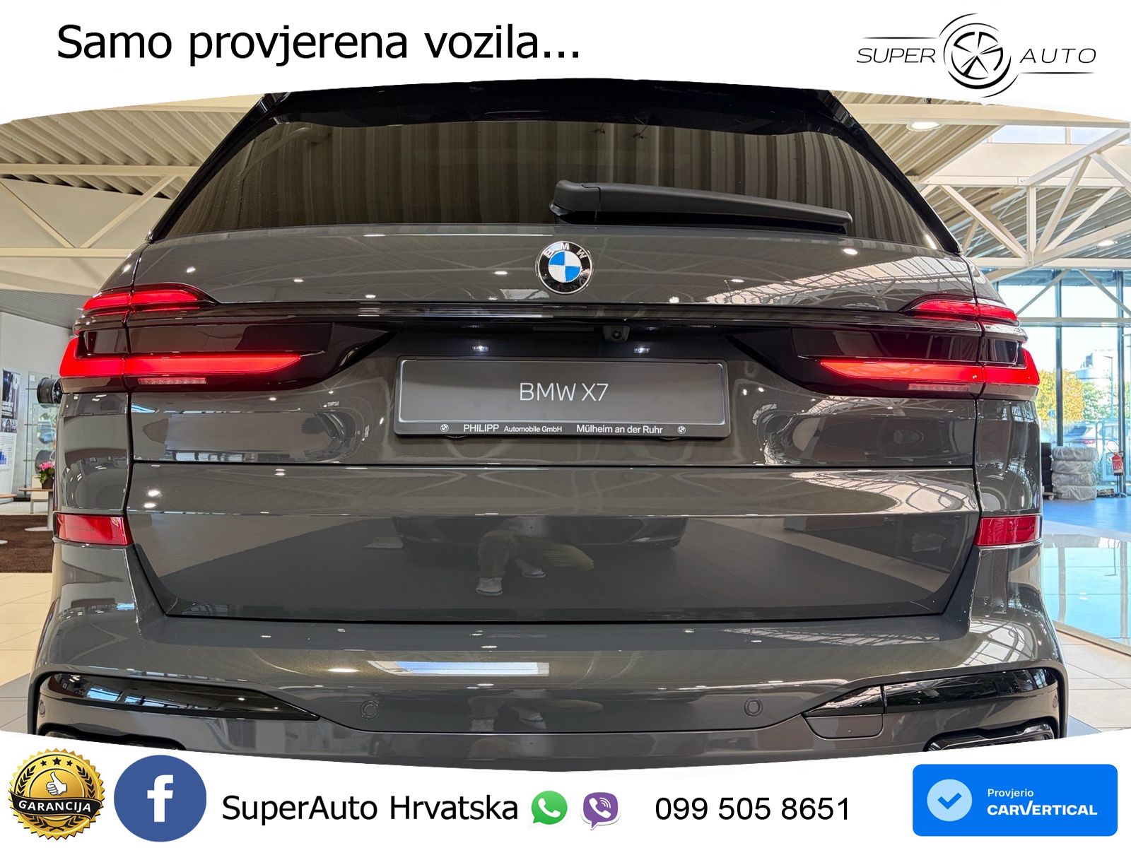 BMW X7 40d (352 KS) xDrive Steptronic ZRAČNI+ACC+GR SJED+KAM+PANO