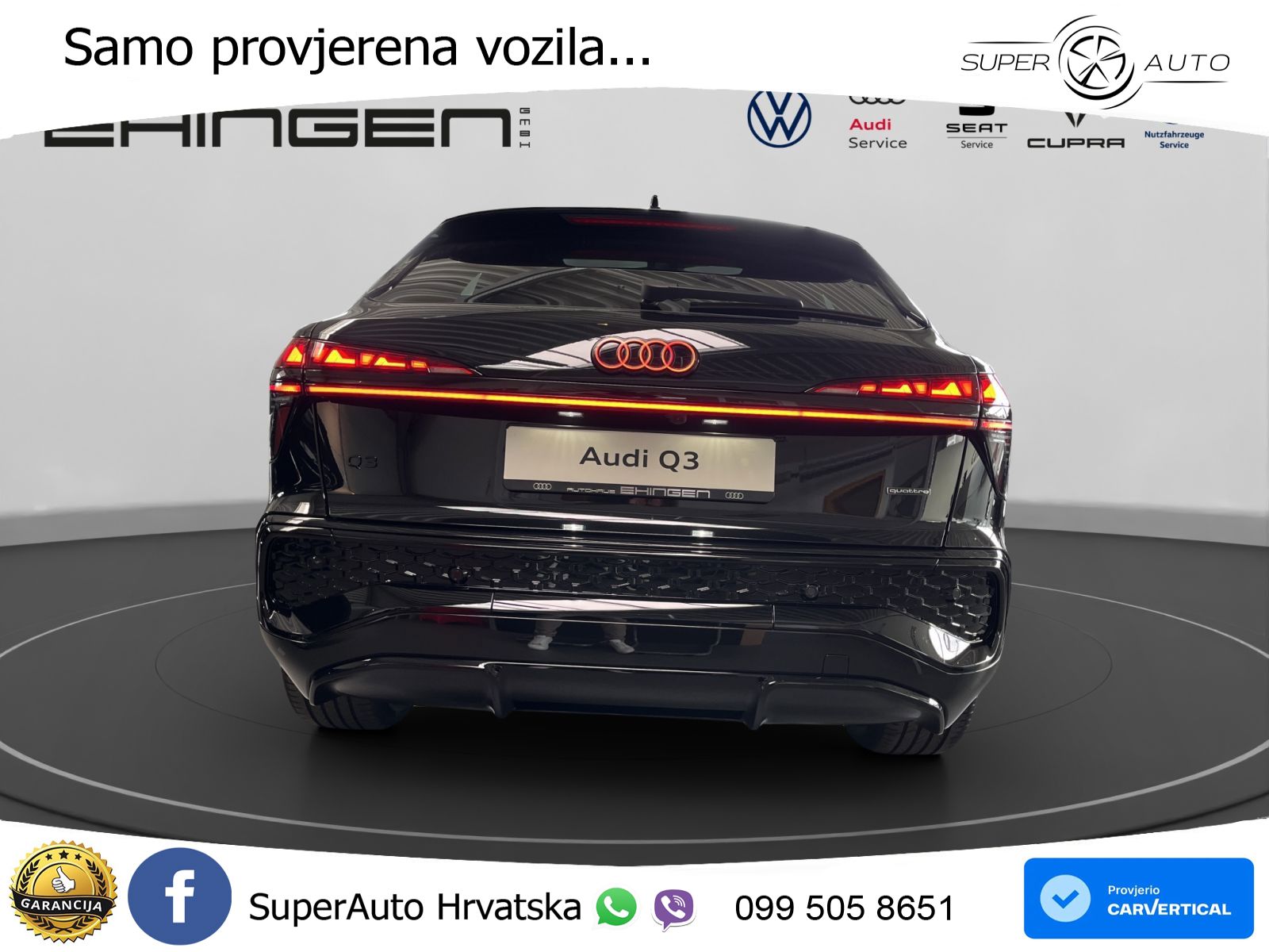 Audi Q3 III Sportback 2.0 TFSI (265 KS) quattro S tronic S line LED+GR SJED+ACC