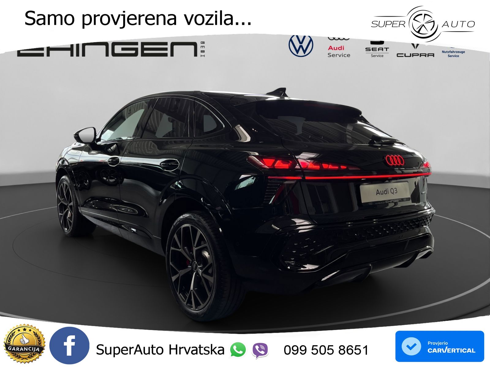 Audi Q3 III Sportback 2.0 TFSI (265 KS) quattro S tronic S line LED+GR SJED+ACC