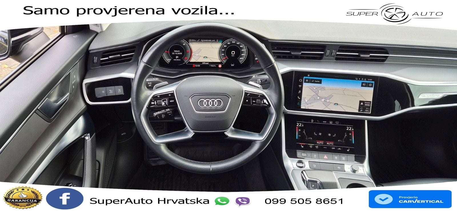 Audi A6 45 TDI V6 (245 KS) quattro ultra S tronic LED+GR SJED+ACC