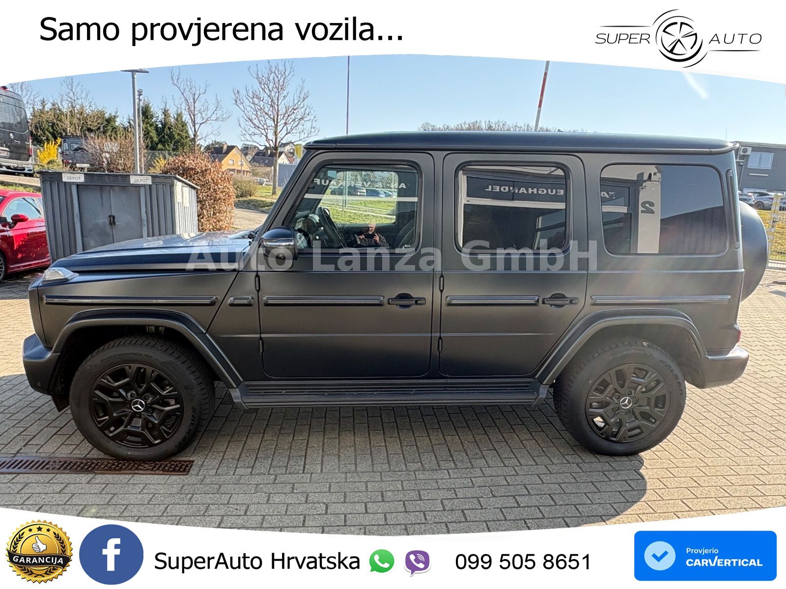 Mercedes G 450d Long (367 KS) 4MATIC 9G-TRONIC Exclusive ZRAČNI+ACC+4xGR SJED+KAM