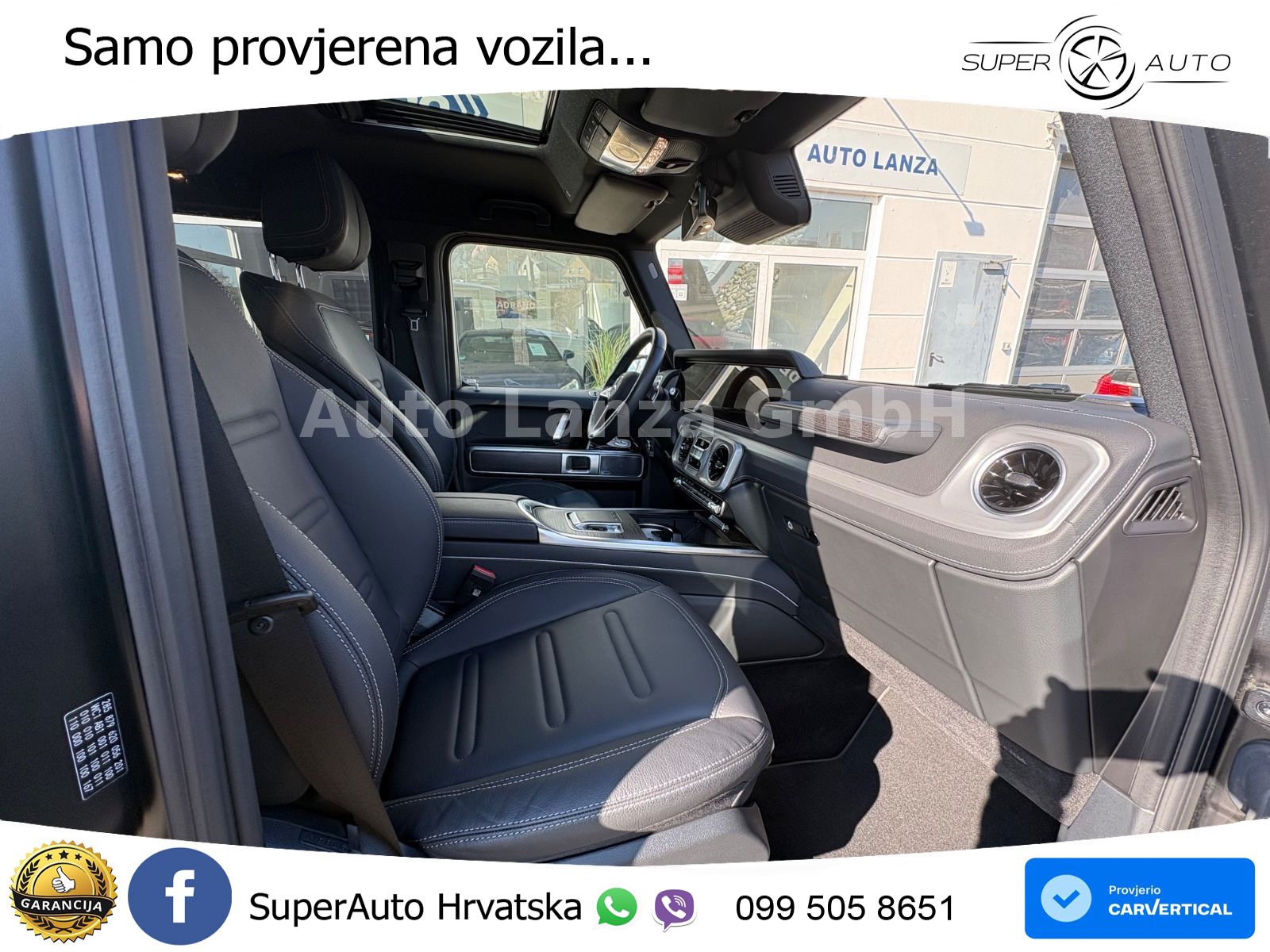 Mercedes G 450d Long (367 KS) 4MATIC 9G-TRONIC Exclusive ZRAČNI+ACC+4xGR SJED+KAM