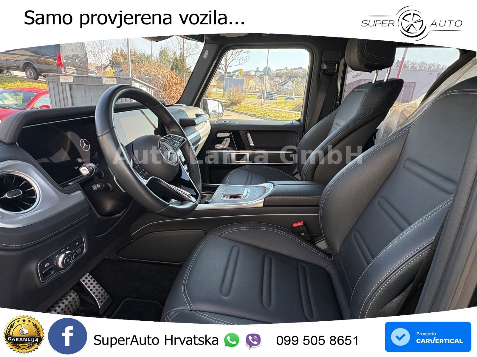Mercedes G 450d Long (367 KS) 4MATIC 9G-TRONIC Exclusive ZRAČNI+ACC+4xGR SJED+KAM
