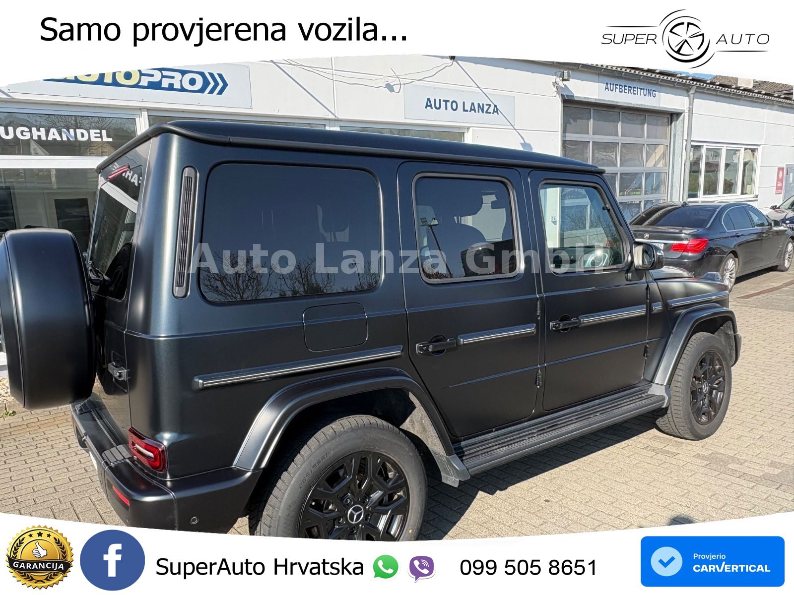 Mercedes G 450d Long (367 KS) 4MATIC 9G-TRONIC Exclusive ZRAČNI+ACC+4xGR SJED+KAM