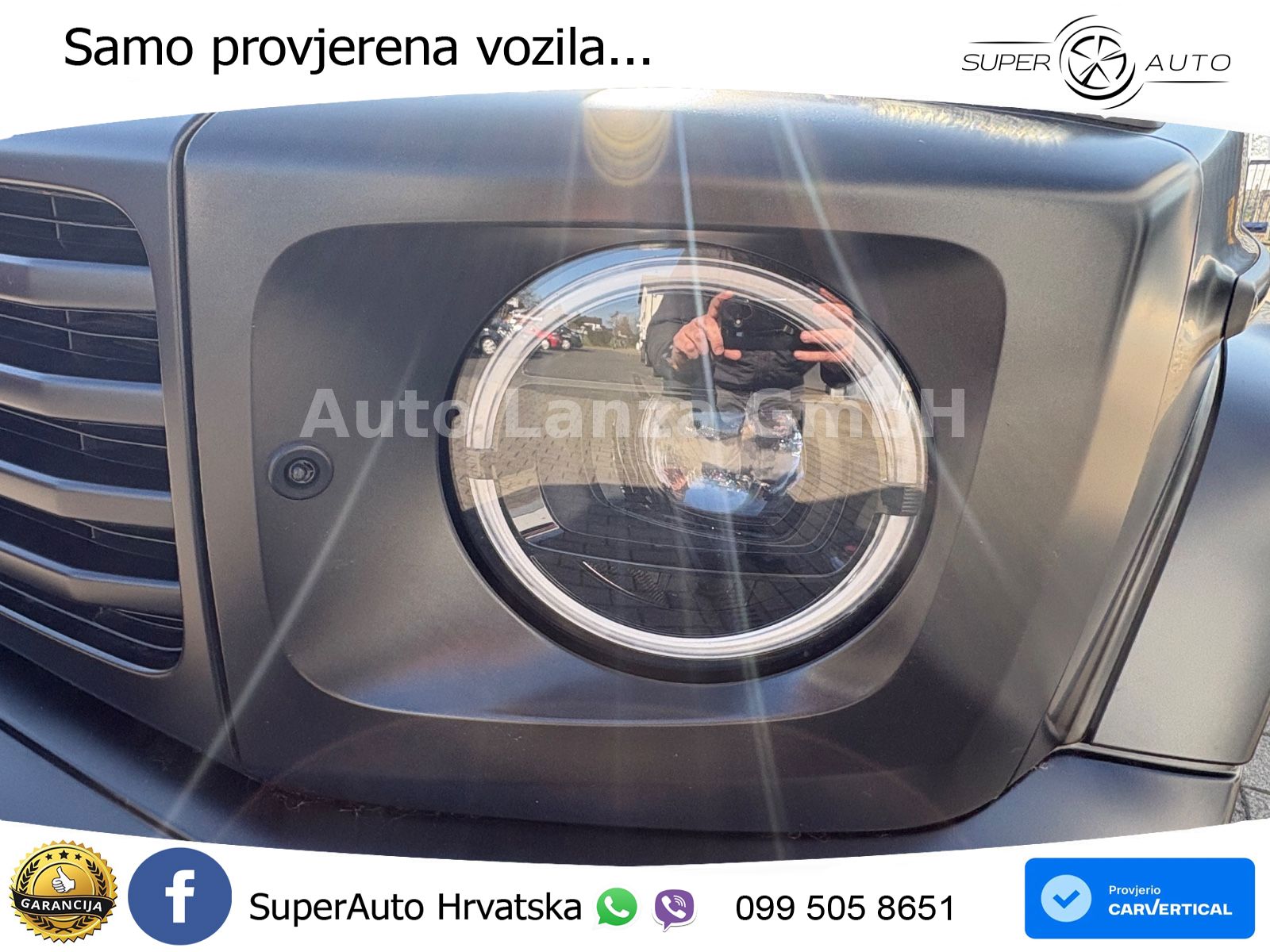 Mercedes G 450d Long (367 KS) 4MATIC 9G-TRONIC Exclusive ZRAČNI+ACC+4xGR SJED+KAM