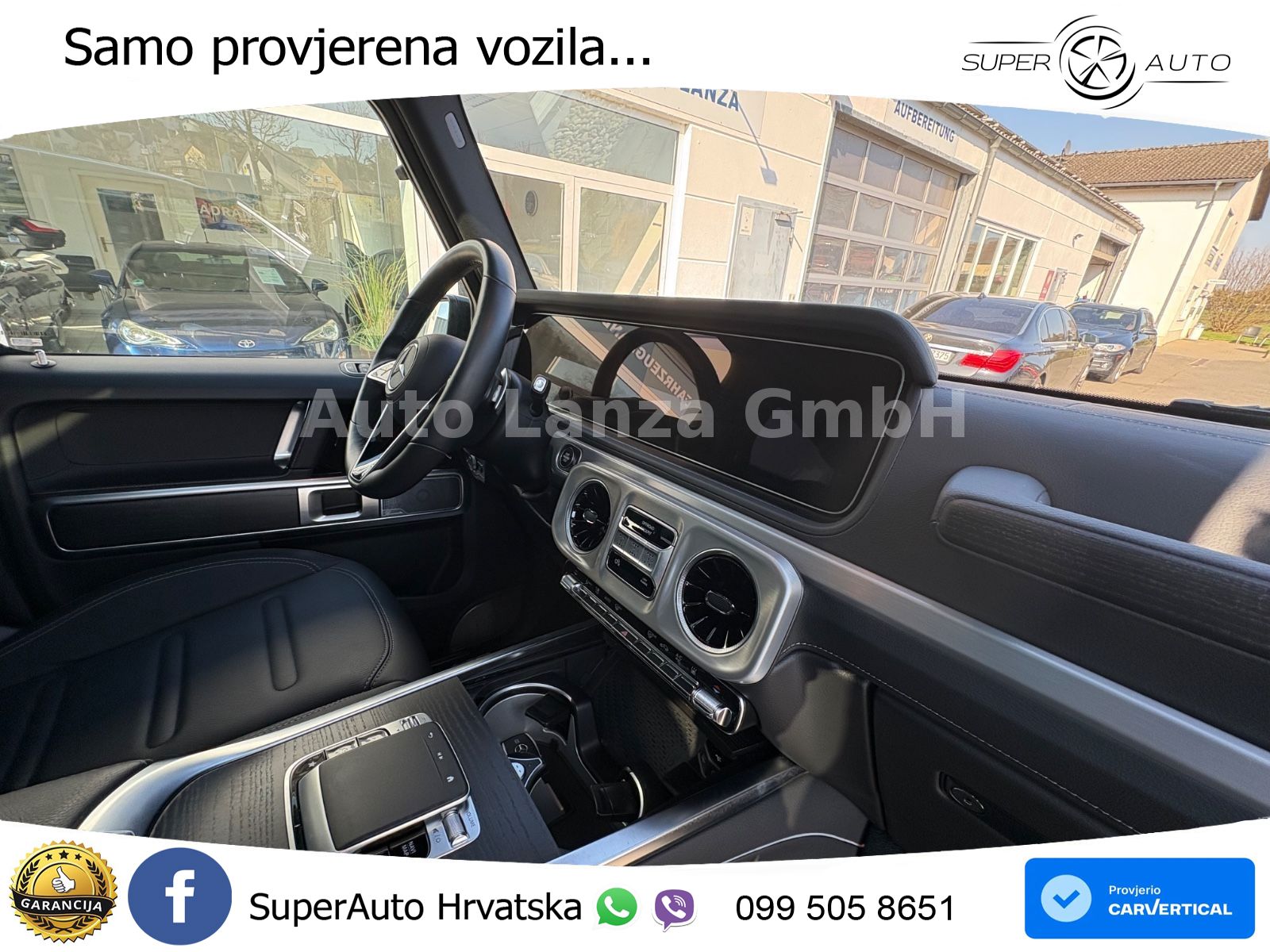 Mercedes G 450d Long (367 KS) 4MATIC 9G-TRONIC Exclusive ZRAČNI+ACC+4xGR SJED+KAM