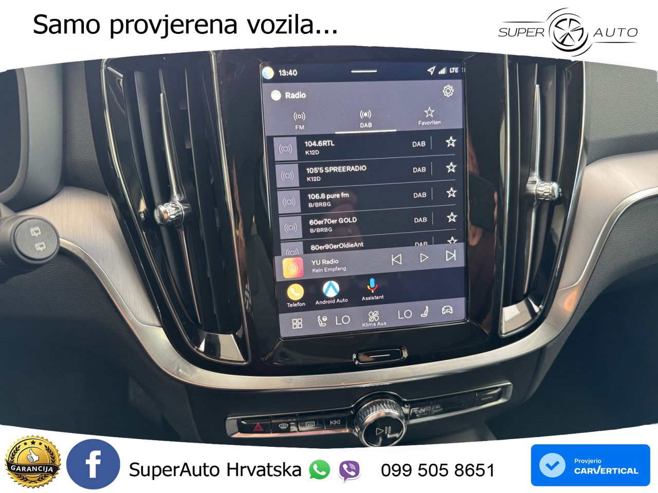 Volvo V60 2.0 B4 Benzin DCT LED+GR SJED+ACC