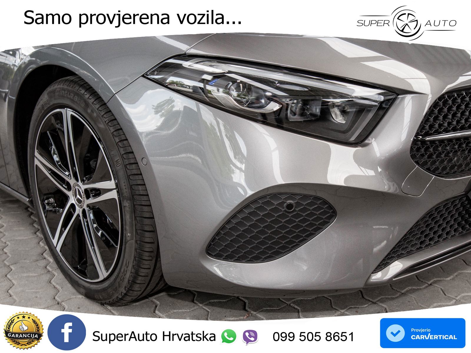 Mercedes-Benz A 180 7G-DCT LED+GR SJED+ACC
