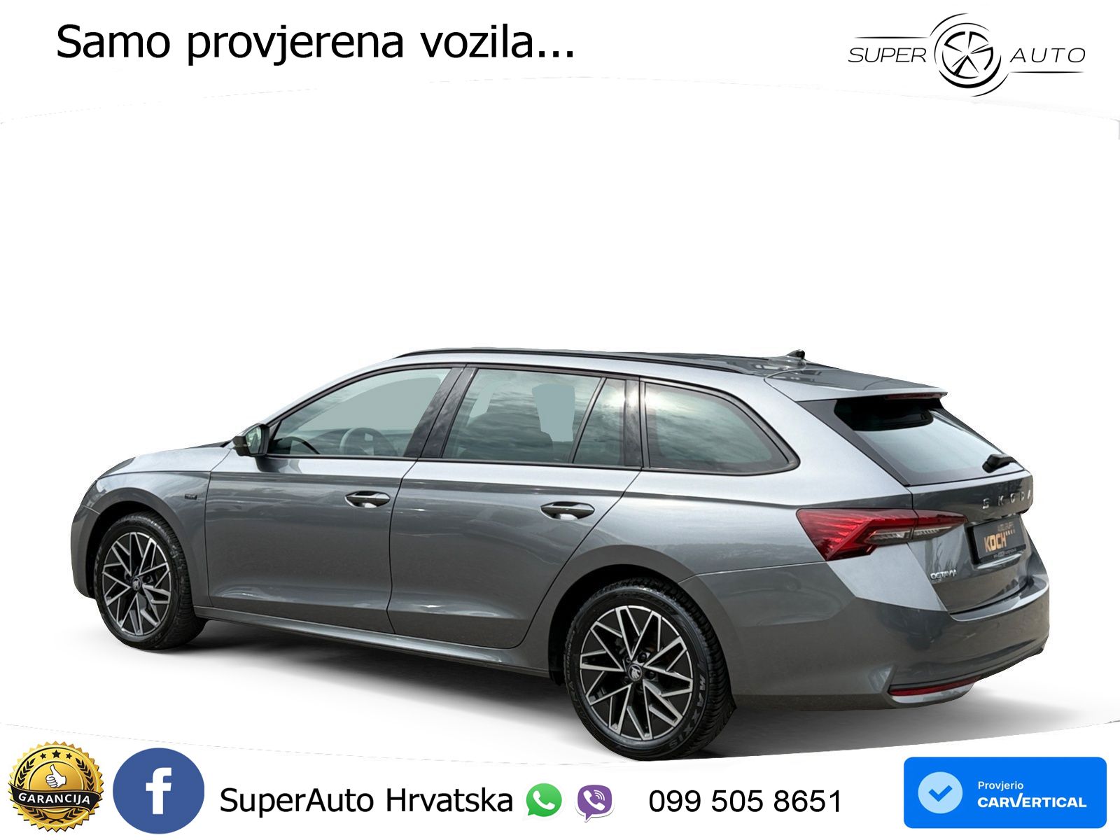 Škoda Octavia Combi 2.0 TDI (150 KS) DSG LED+GR SJED+ACC