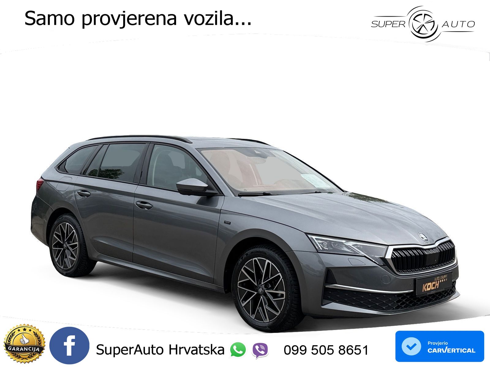 Škoda Octavia Combi 2.0 TDI (150 KS) DSG LED+GR SJED+ACC