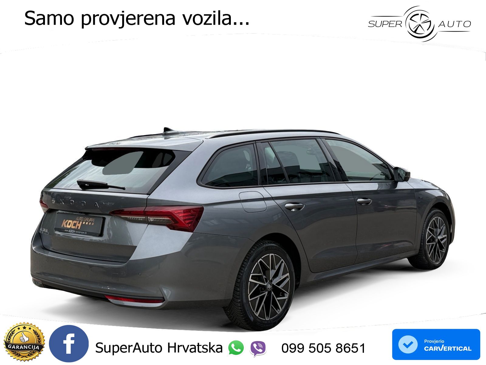 Škoda Octavia Combi 2.0 TDI (150 KS) DSG LED+GR SJED+ACC