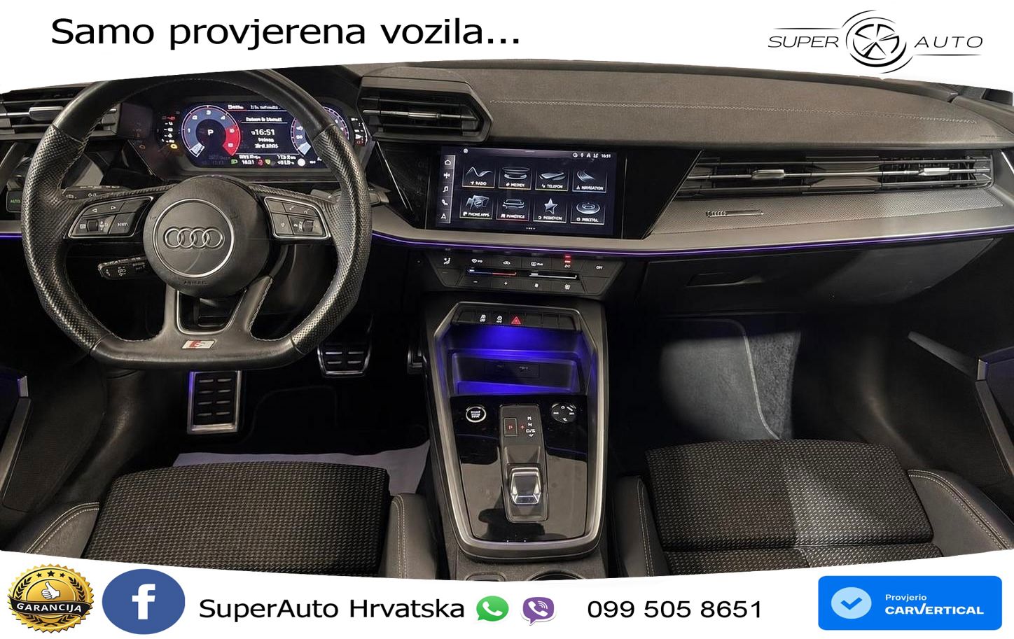 Audi A3 35 TDI (150 KS) S tronic S line LED+GR SJED+ACC