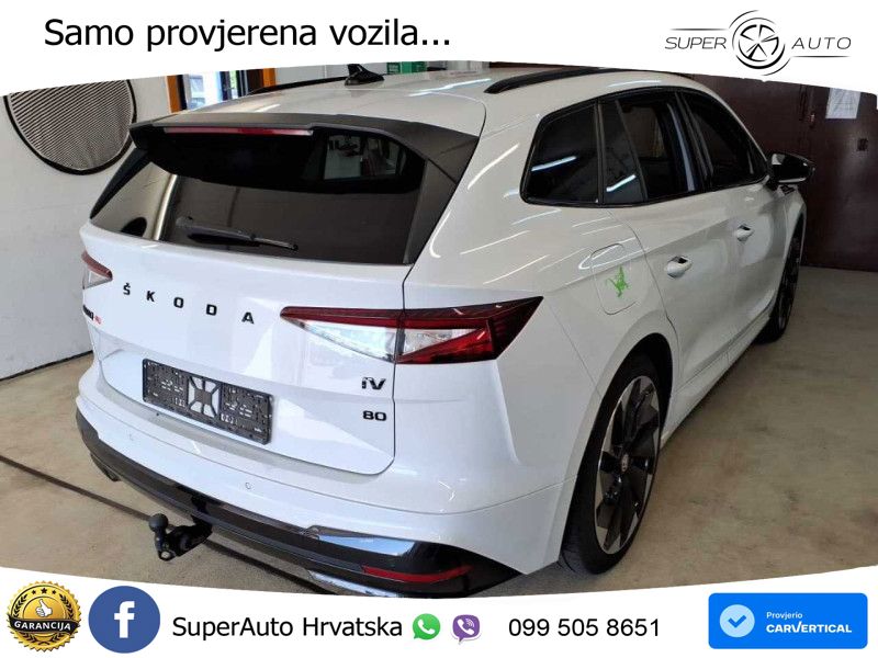 Škoda Enyaq iV 80 82 kWh (204 KS) SportLine LED+GR SJED+ACC