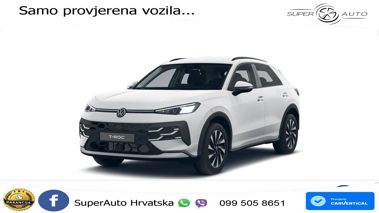 Volkswagen T-Roc 1.5 eTSI (150 KS)  DSG LED+GR SJED+ACC