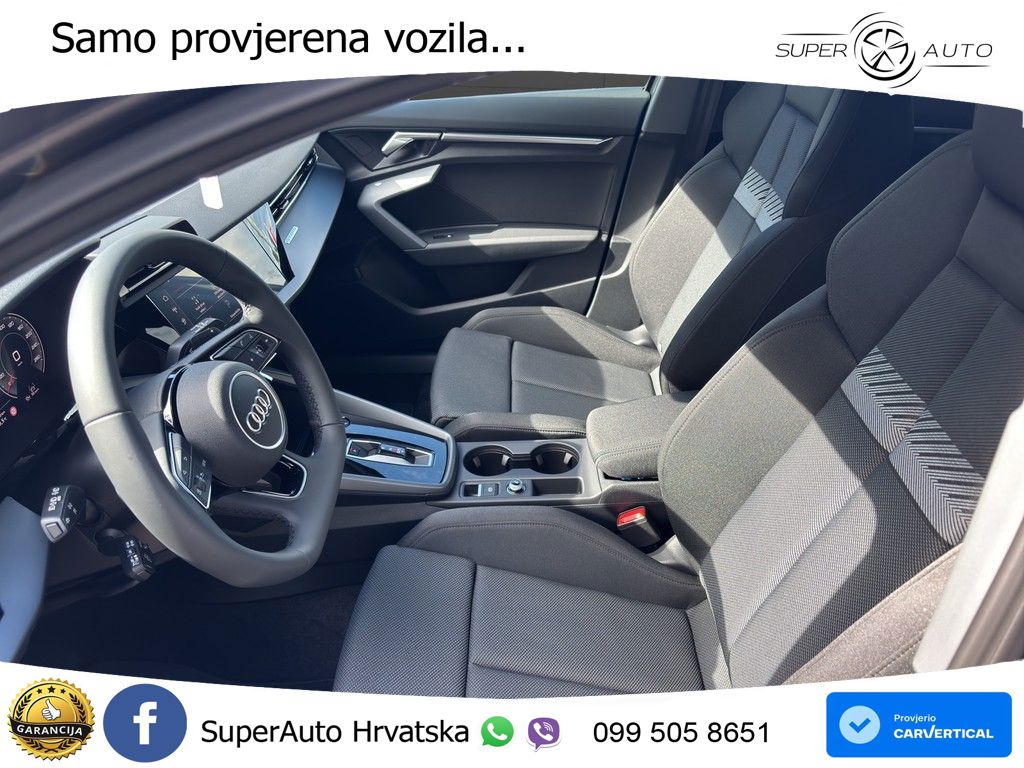 Audi A3 Sportback 40 TFSI (204 KS) quattro S tronic LED+GR SJED+ACC