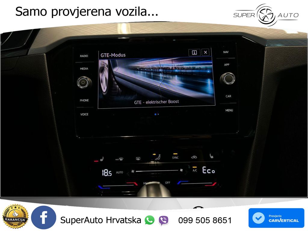 Volkswagen Passat Variant GTE 1.4 TSI (218 KS) DSG LED+GR SJED+ACC