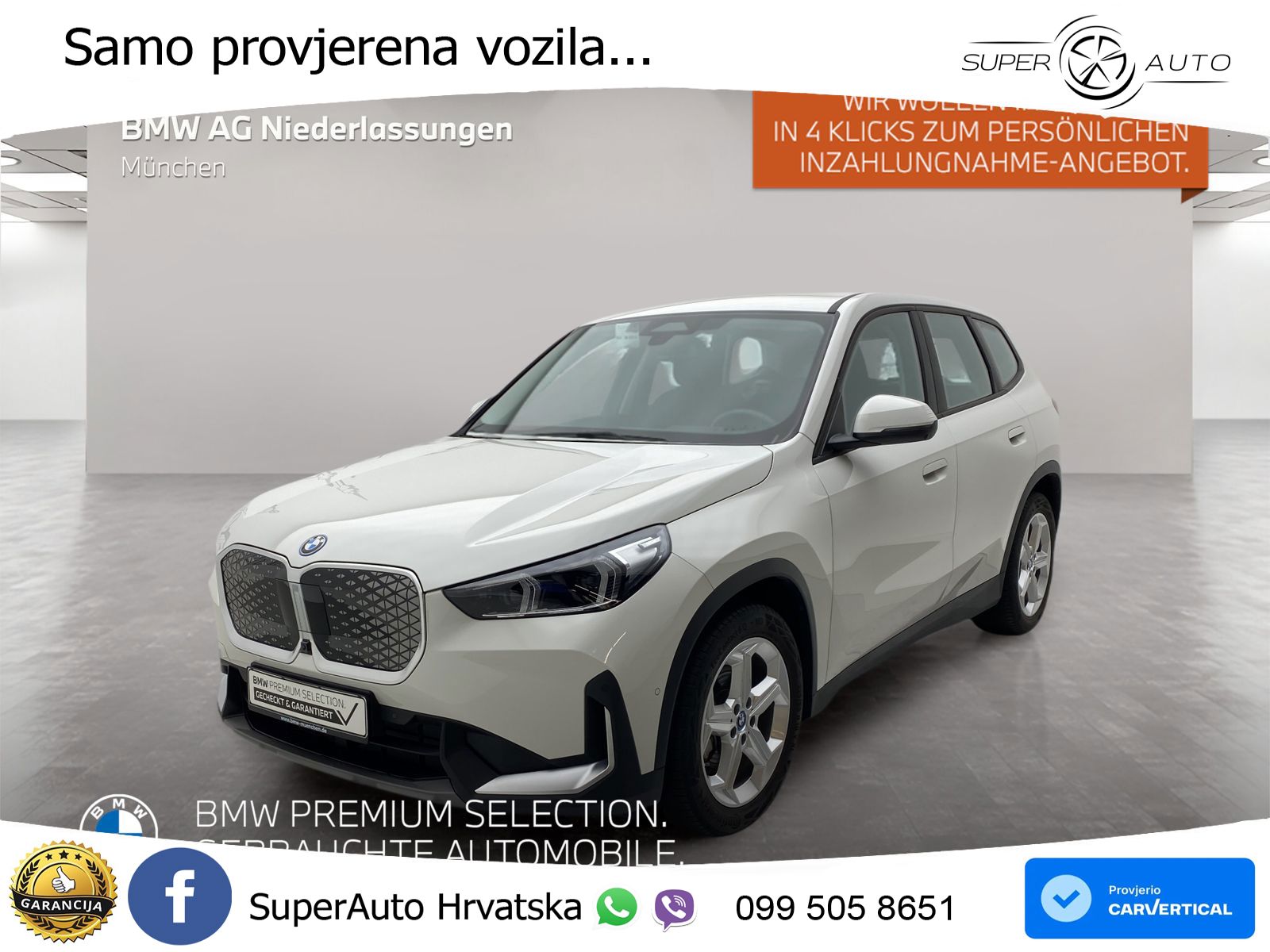 BMW iX1 66.5 kWh (204 KS) eDrive20