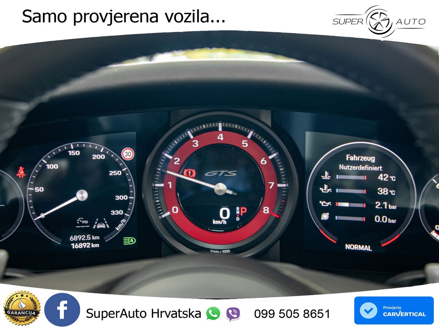 Porsche 911 Carrera 4 GTS Cabriolet 3.0 (480 KS) PDK LED+GR SJED+ACC