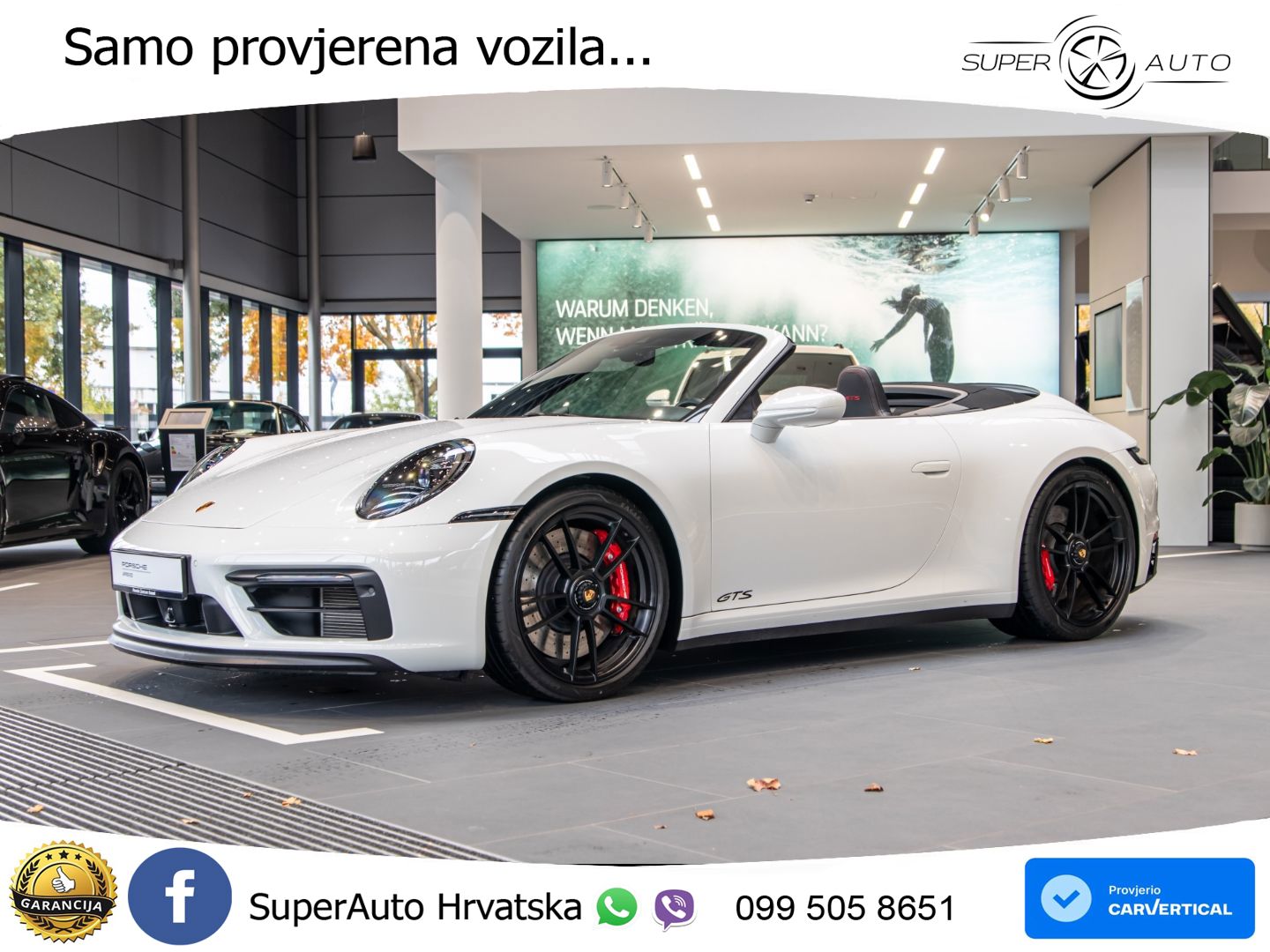 Porsche 911 Carrera 4 GTS Cabriolet 3.0 (480 KS) PDK LED+GR SJED+ACC