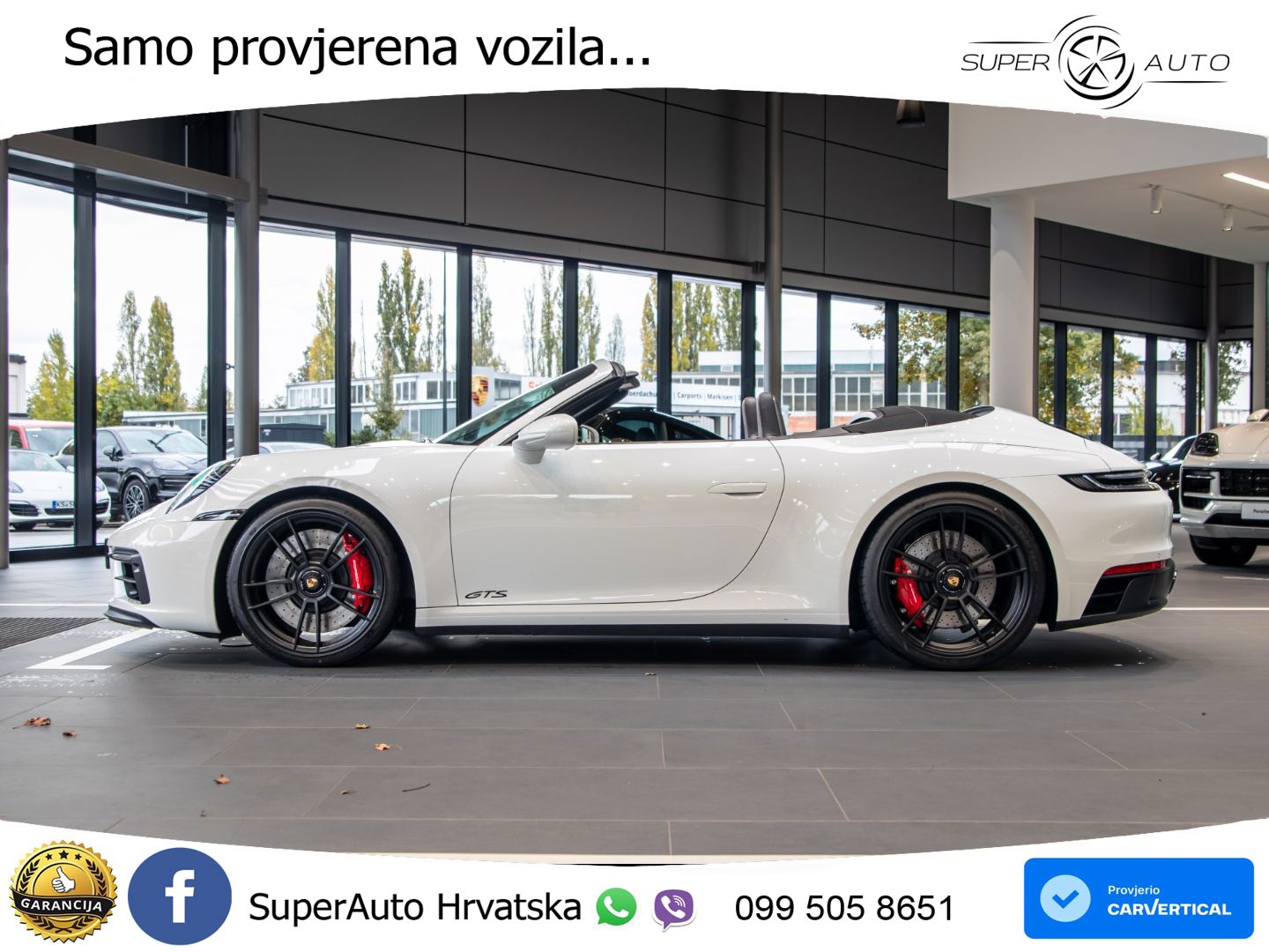 Porsche 911 Carrera 4 GTS Cabriolet 3.0 (480 KS) PDK LED+GR SJED+ACC