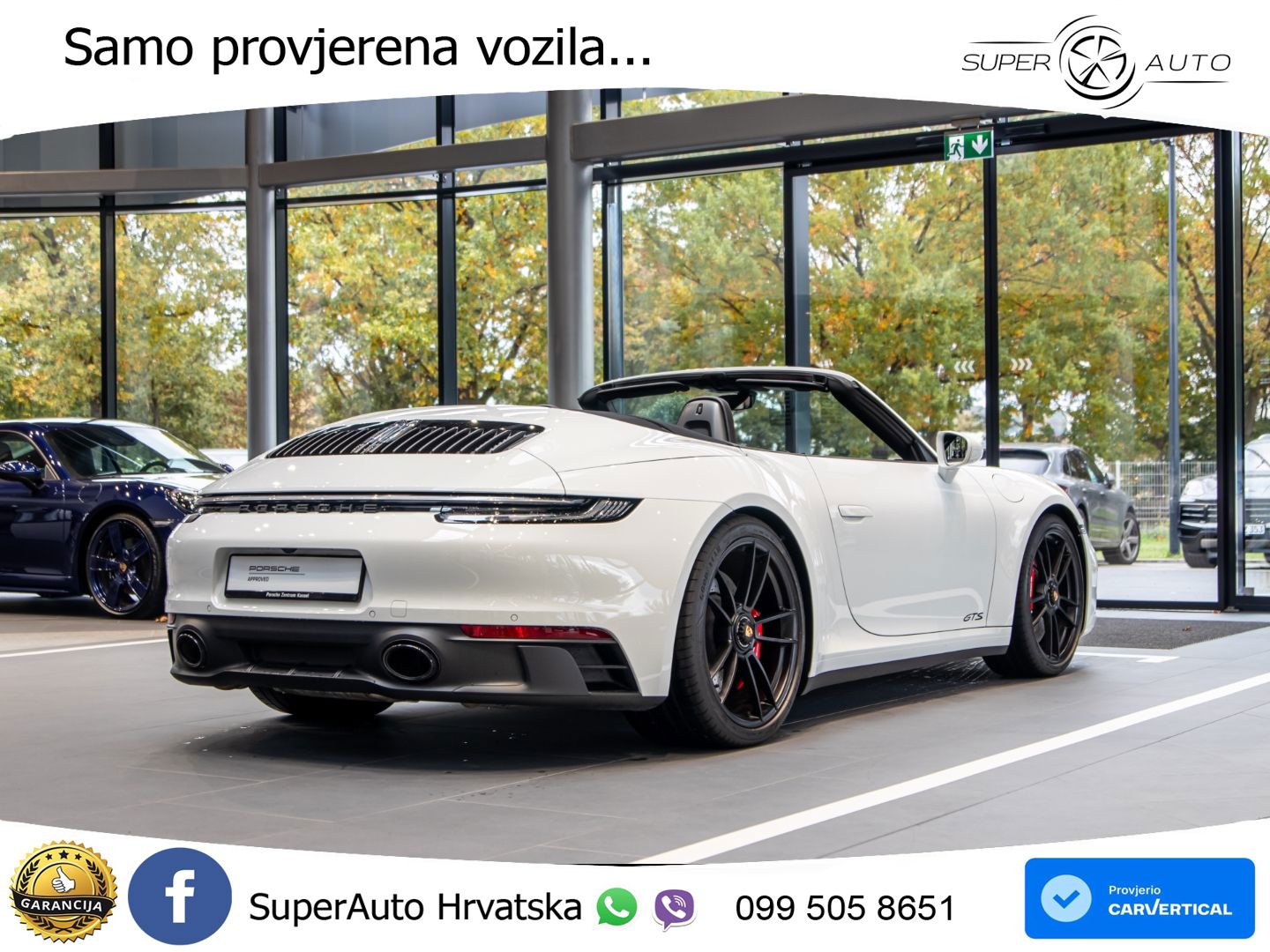 Porsche 911 Carrera 4 GTS Cabriolet 3.0 (480 KS) PDK LED+GR SJED+ACC