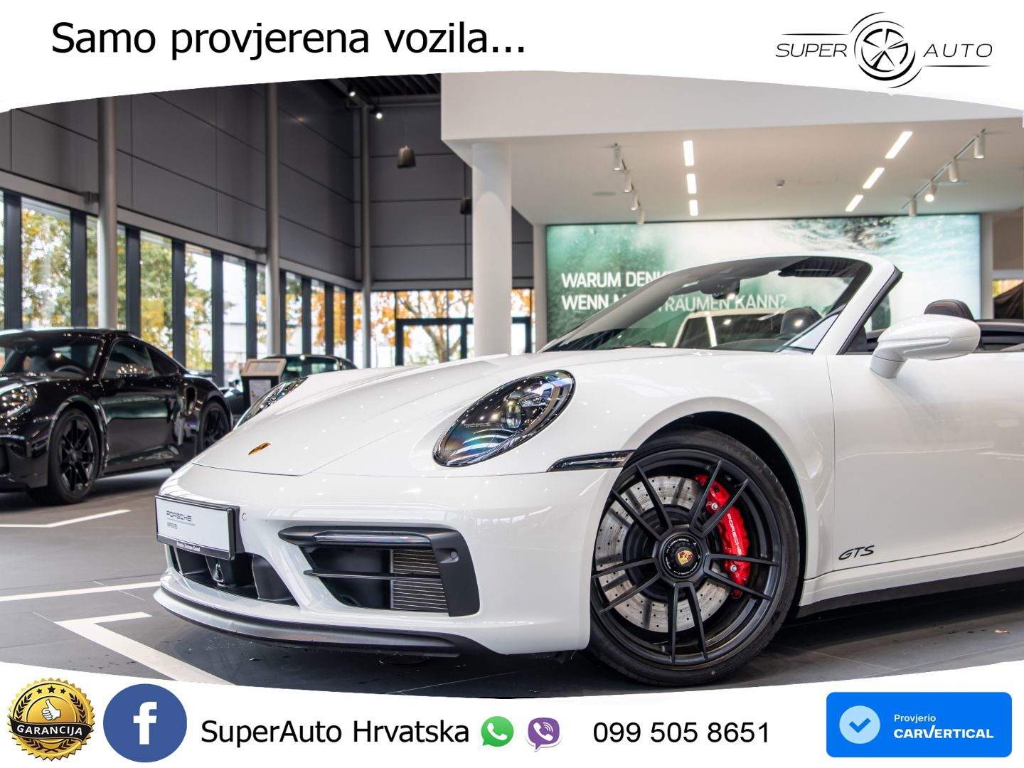 Porsche 911 Carrera 4 GTS Cabriolet 3.0 (480 KS) PDK LED+GR SJED+ACC