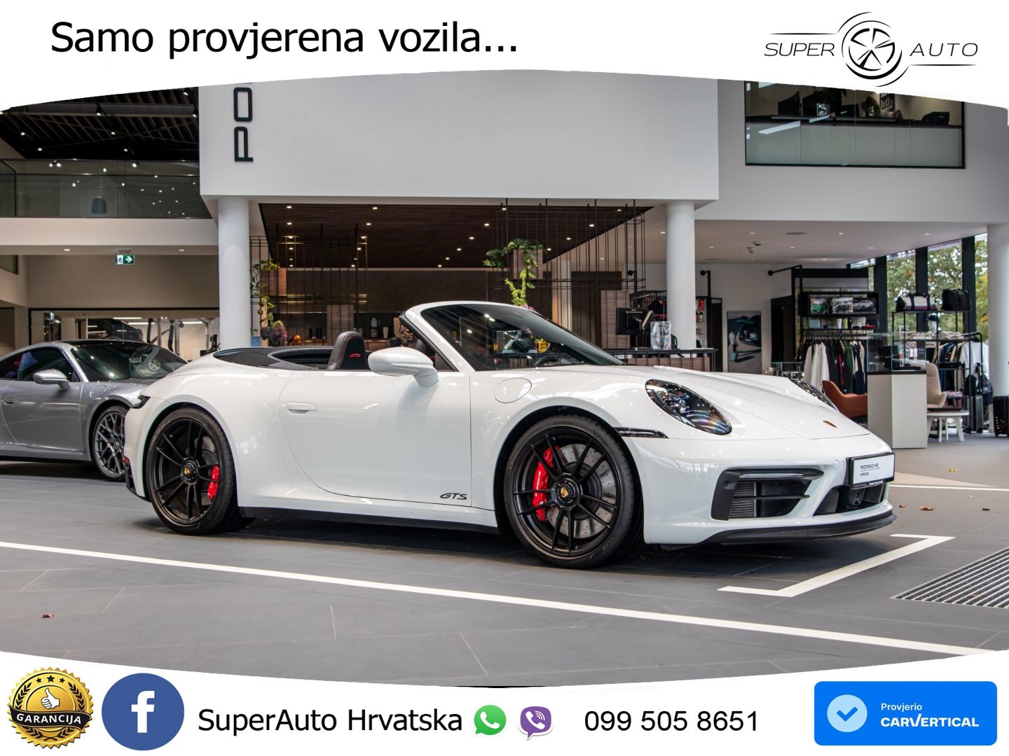 Porsche 911 Carrera 4 GTS Cabriolet 3.0 (480 KS) PDK LED+GR SJED+ACC