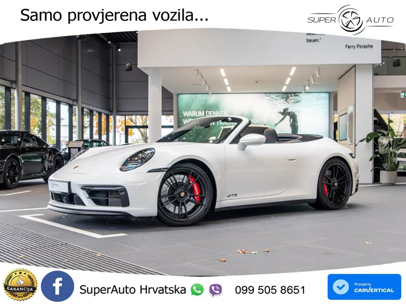 Porsche 911 Carrera 4 GTS Cabriolet 3.0 (480 KS) PDK LED+GR SJED+ACC