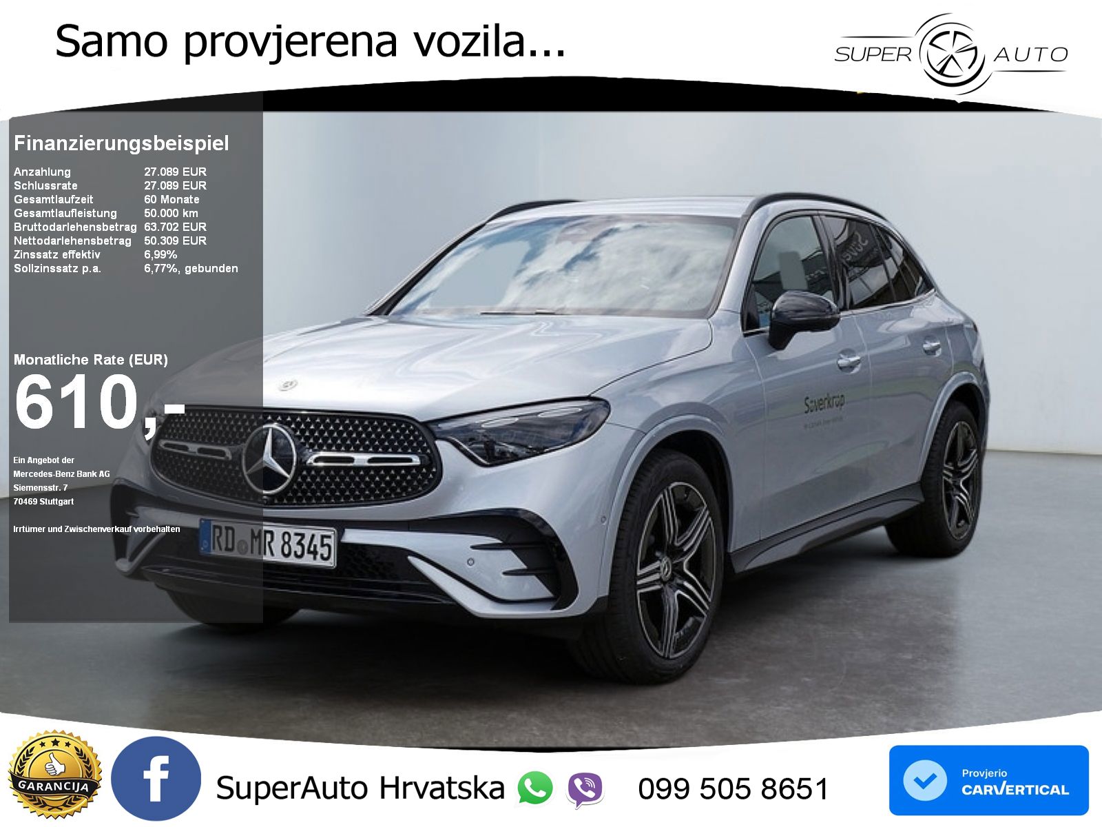 Mercedes GLC 220d (197 KS) 4MATIC 9G-TRONIC AMG LED+GR SJED+ACC