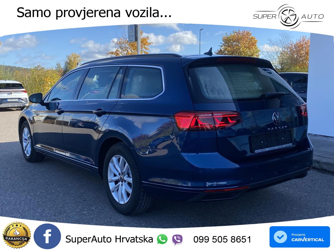 Volkswagen Passat Variant 2.0 TDI (122 KS) DSG Business LED+GR SJED+ACC