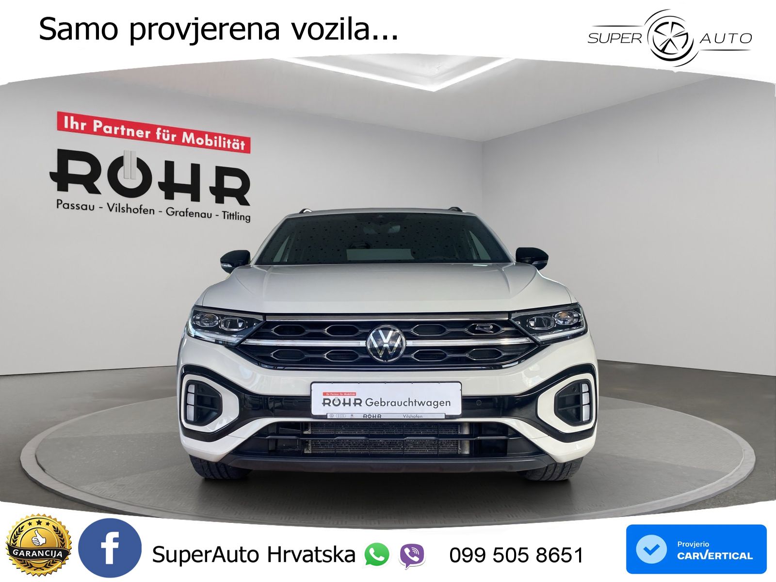 Volkswagen T-Roc 2.0 TSI (190 KS) 4M DSG R-Line LED+GR SJED+ACC