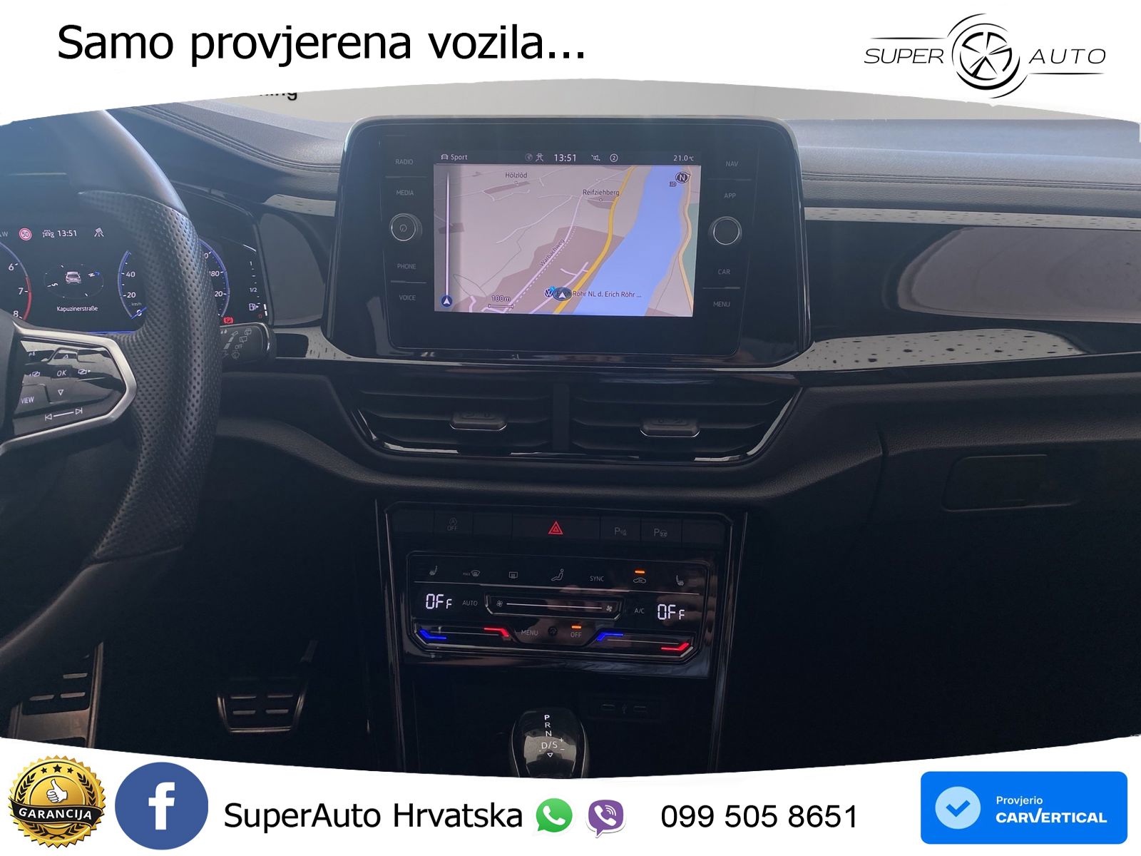 Volkswagen T-Roc 2.0 TSI (190 KS) 4M DSG R-Line LED+GR SJED+ACC