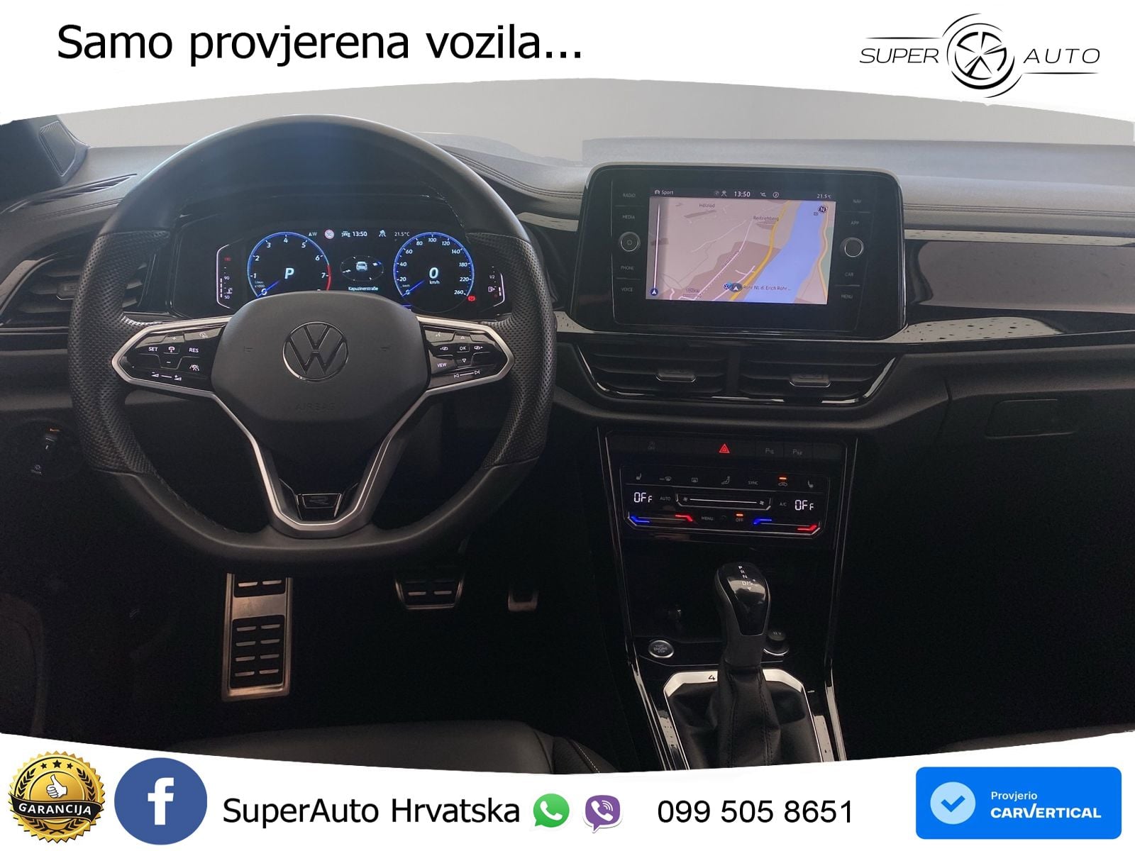 Volkswagen T-Roc 2.0 TSI (190 KS) 4M DSG R-Line LED+GR SJED+ACC