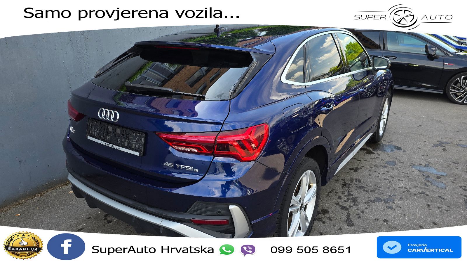 Audi Q3 Sportback 45 TFSIe (245 KS) S tronic S line