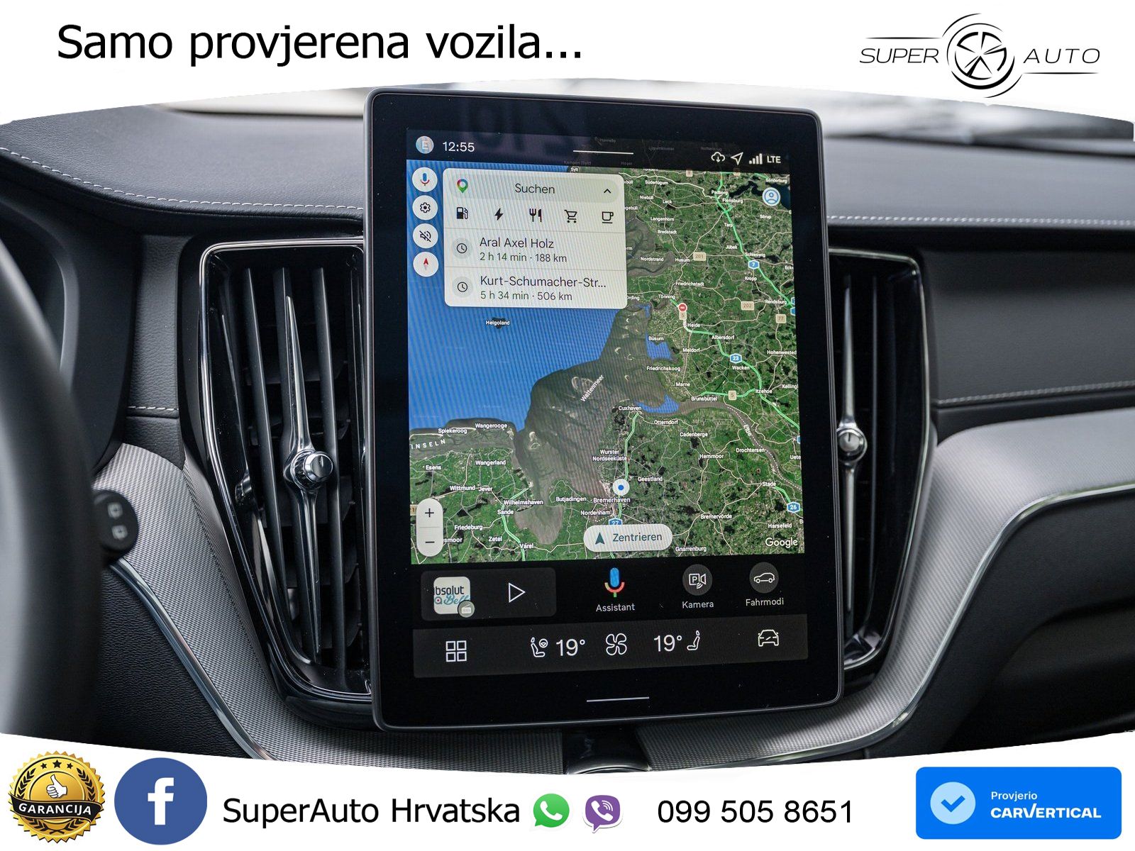 Volvo XC60 T8 AWD Geartronic ZRAČNI+ACC+GR SJED+KAM+PANO