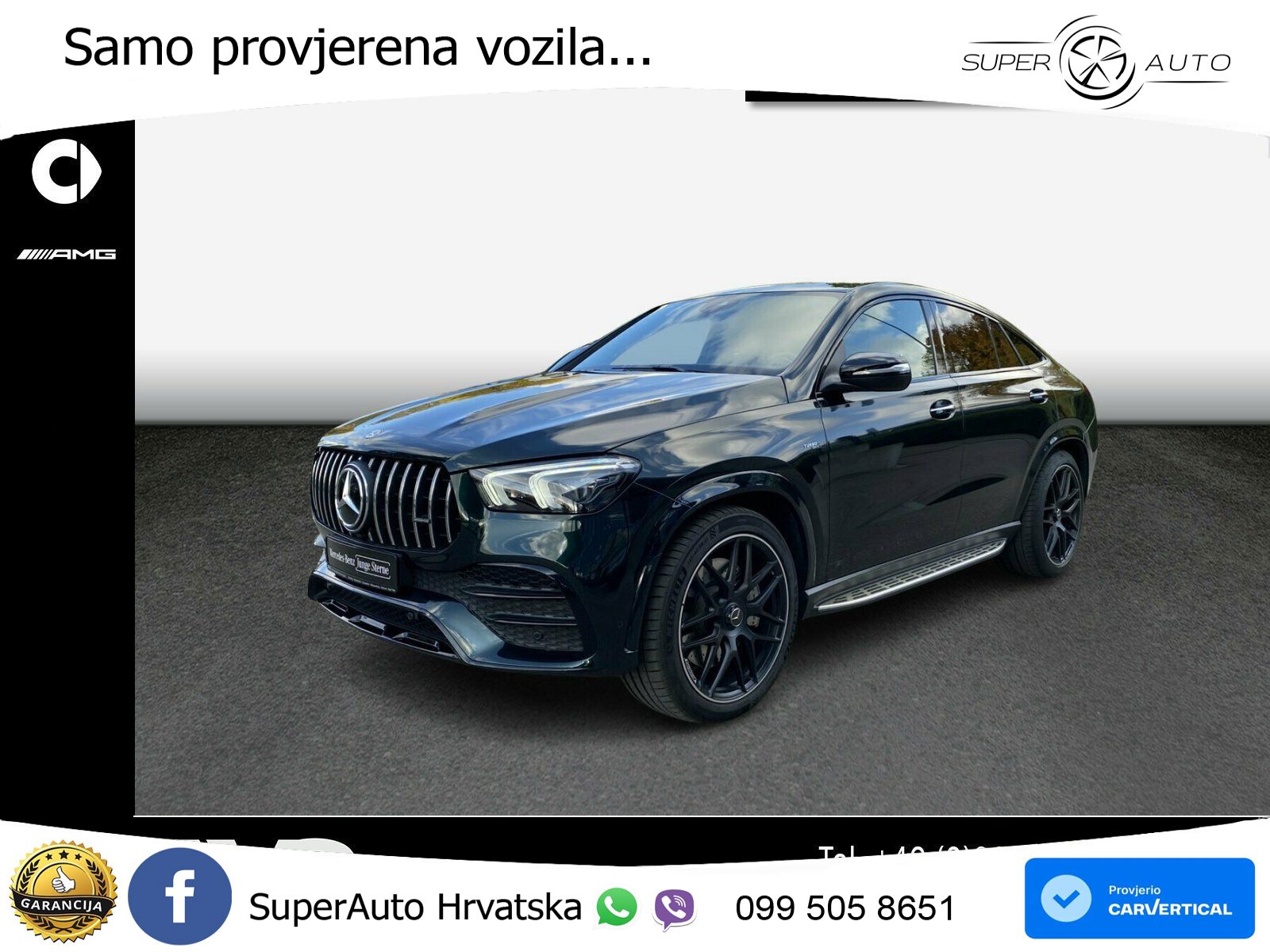 Mercedes AMG GLE Coupe 53 (435 KS) EQ Boost 4MATIC+ AMG SPEEDSHIFT TCT 9G