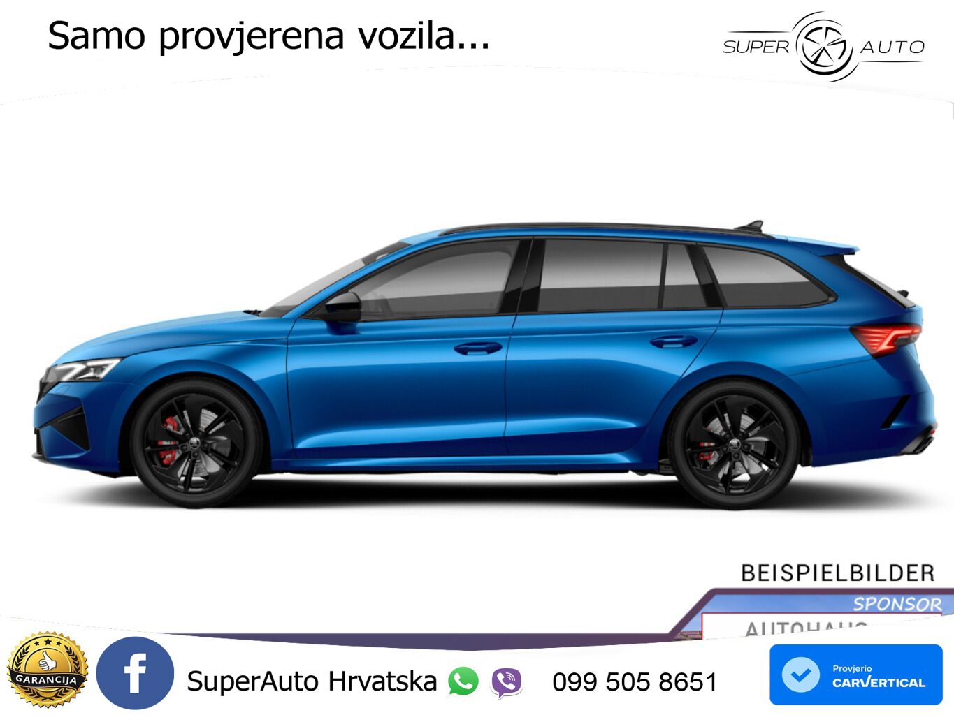 Škoda Octavia Combi RS 2.0 TSI (265 KS) DSG MATRIX+GR SJED+KAM