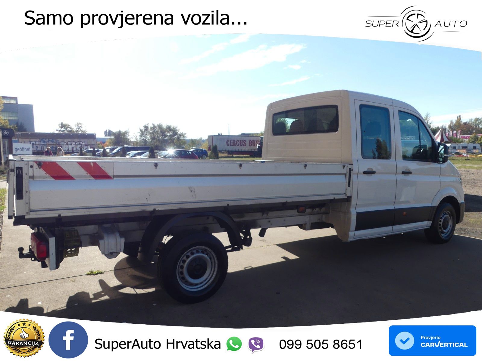 Volkswagen Crafter Pritsche 35 lang Doppelkabine/ HU/AU NEU 140 KS