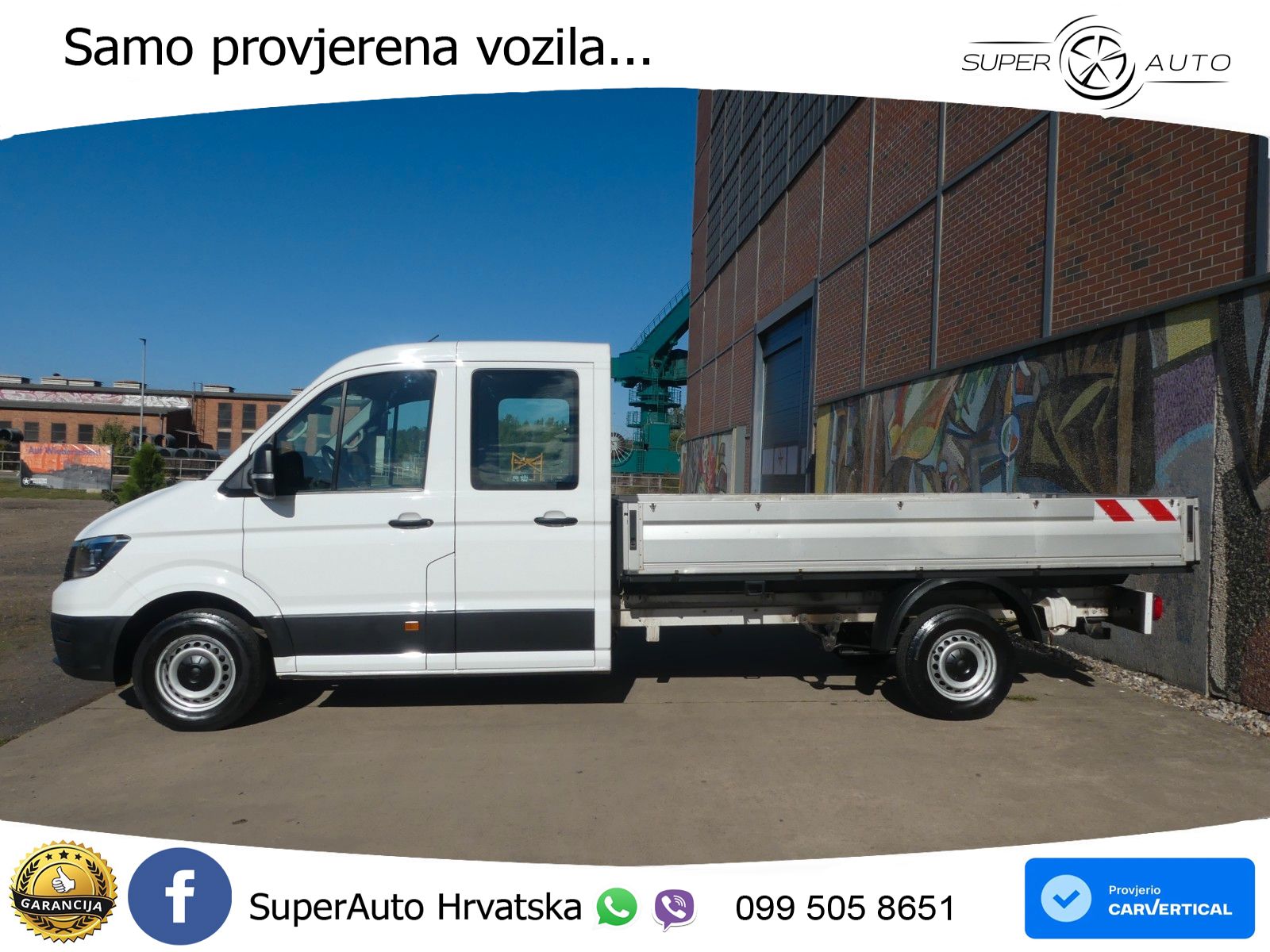 Volkswagen Crafter Pritsche 35 lang Doppelkabine/ HU/AU NEU 140 KS